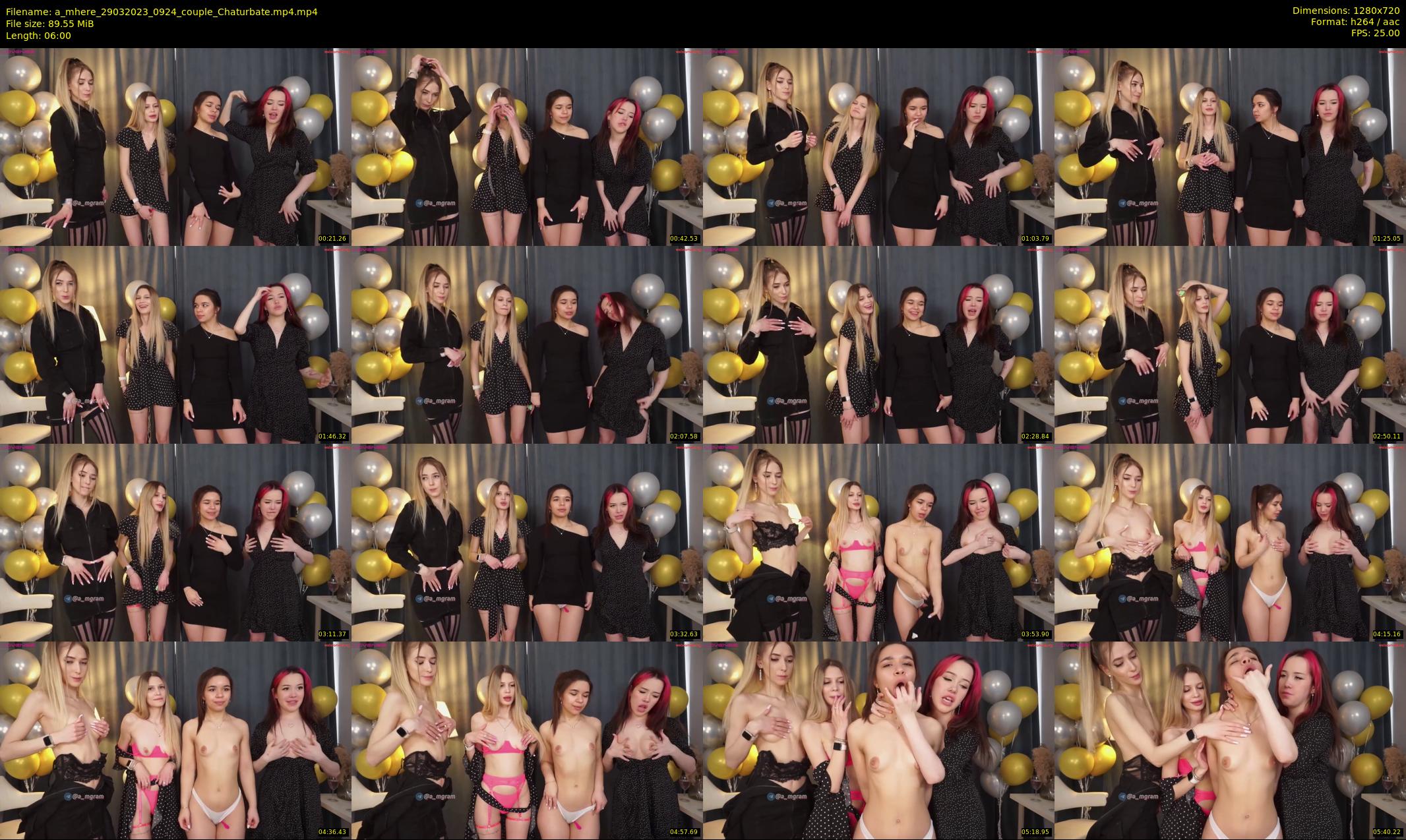a_mhere — 6 minute Chaturbate couple cam show recording, 720p, Mar 29, 2023
