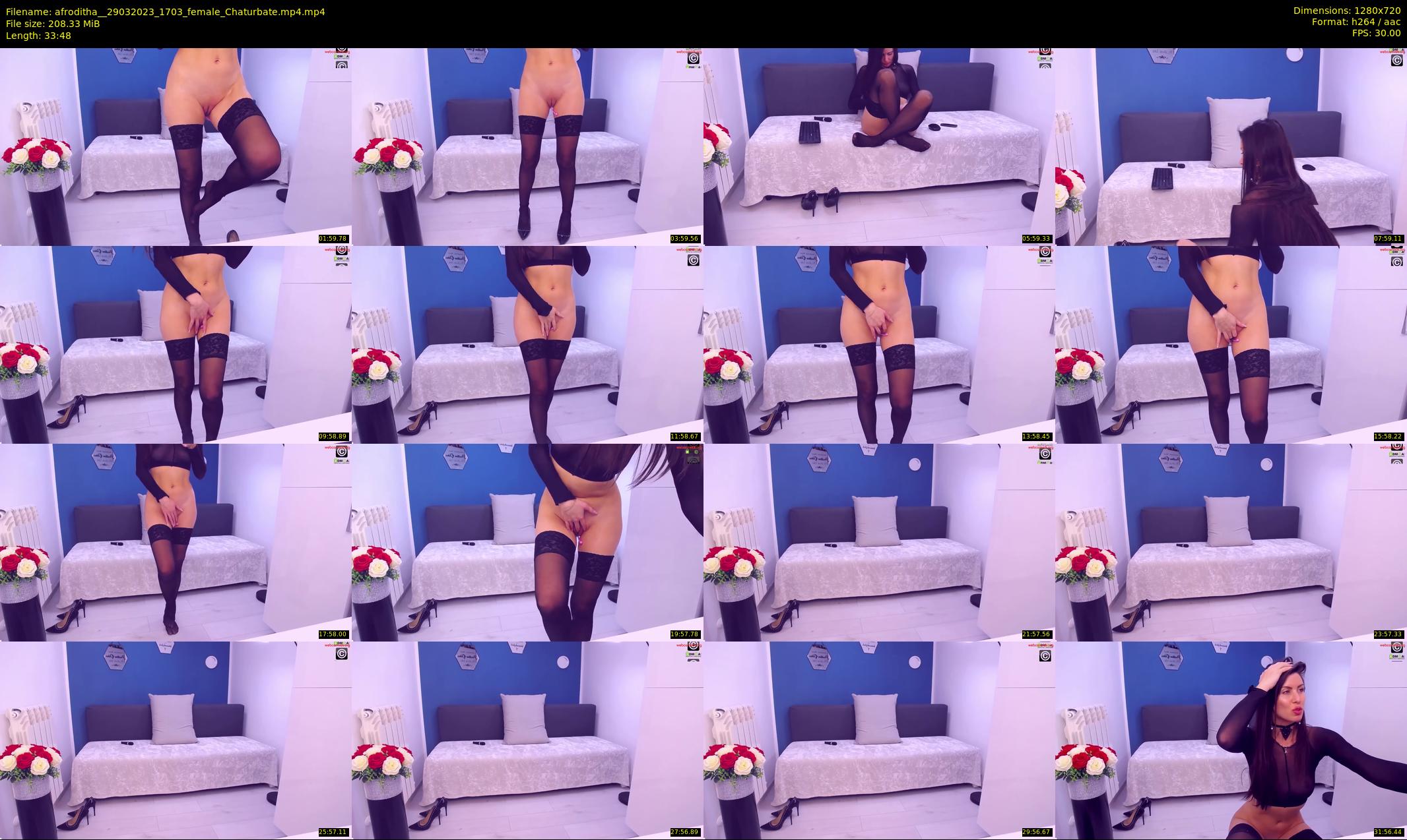 afroditha_ — 34 minute Chaturbate female cam show recording, 720p, Mar 29, 2023