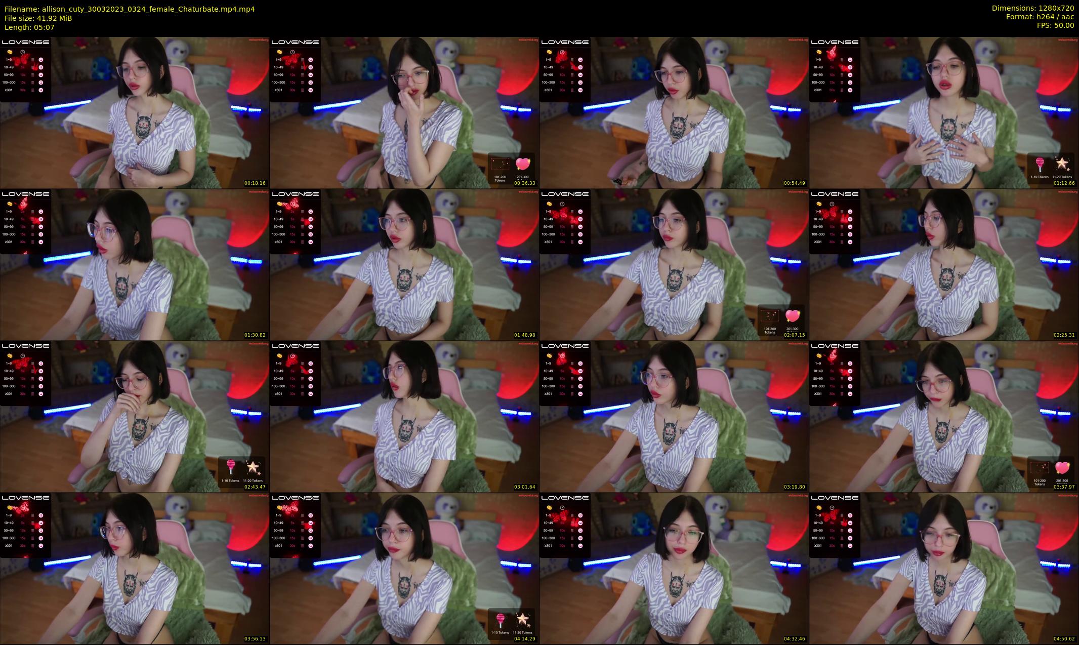 allison_cuty — 6 minute Chaturbate female cam show recording, 720p, Mar 30, 2023
