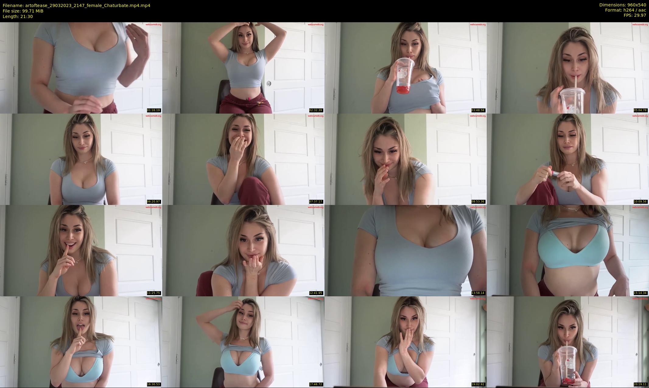 artoftease — 22 minute Chaturbate female cam show recording, 480p, Mar 29, 2023
