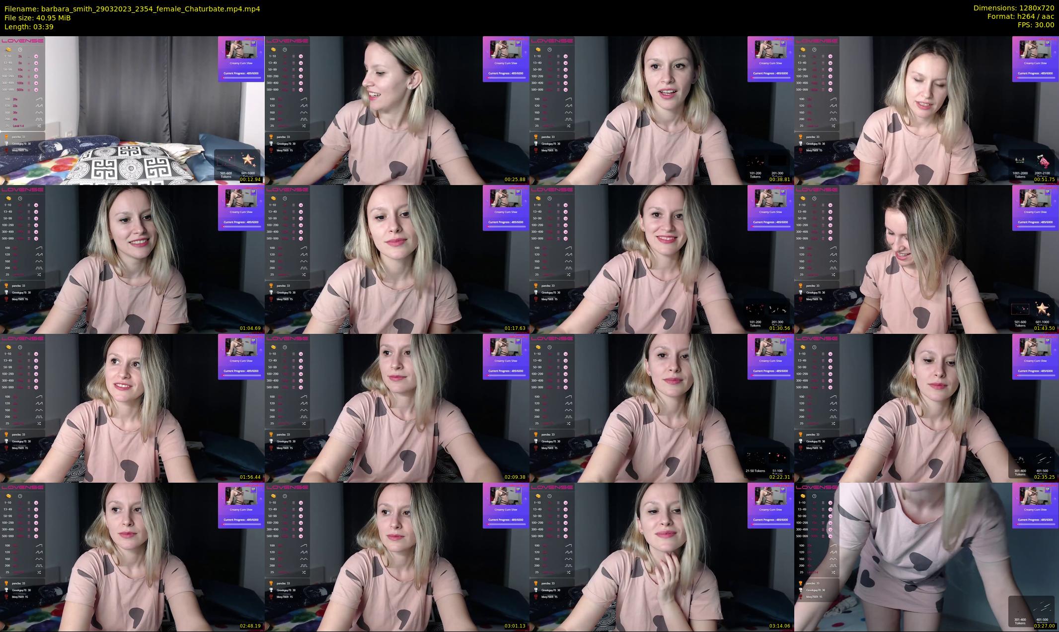 barbara_smith — 4 minute Chaturbate female cam show recording, 720p, Mar 29, 2023