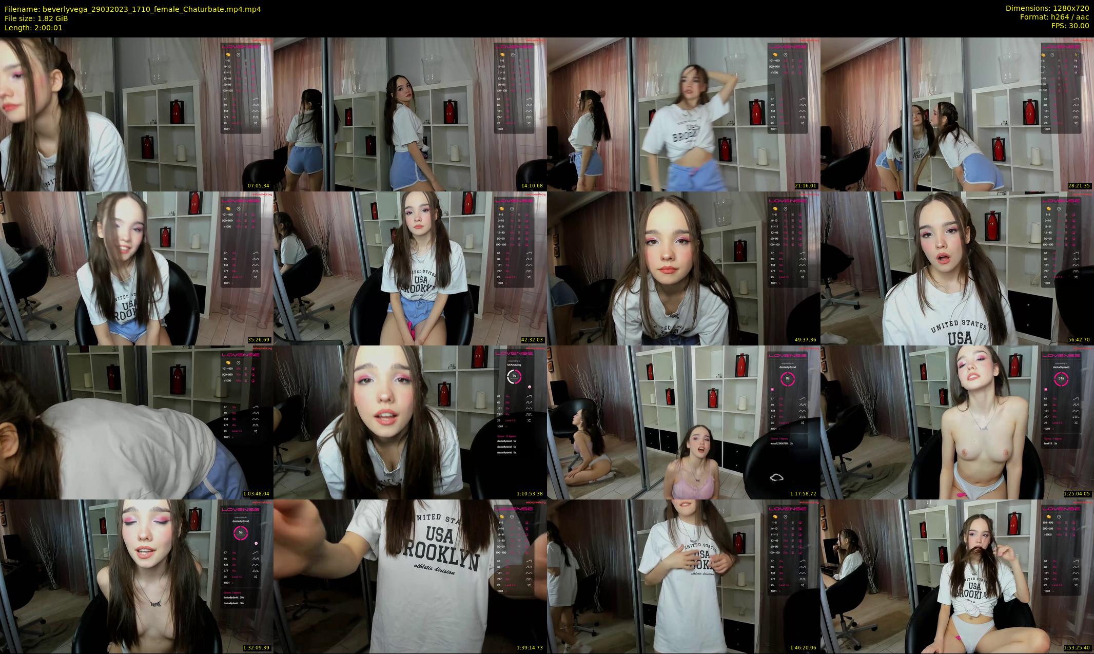beverlyvega — 121 minute Chaturbate couple cam show recording, 720p, Mar 29, 2023