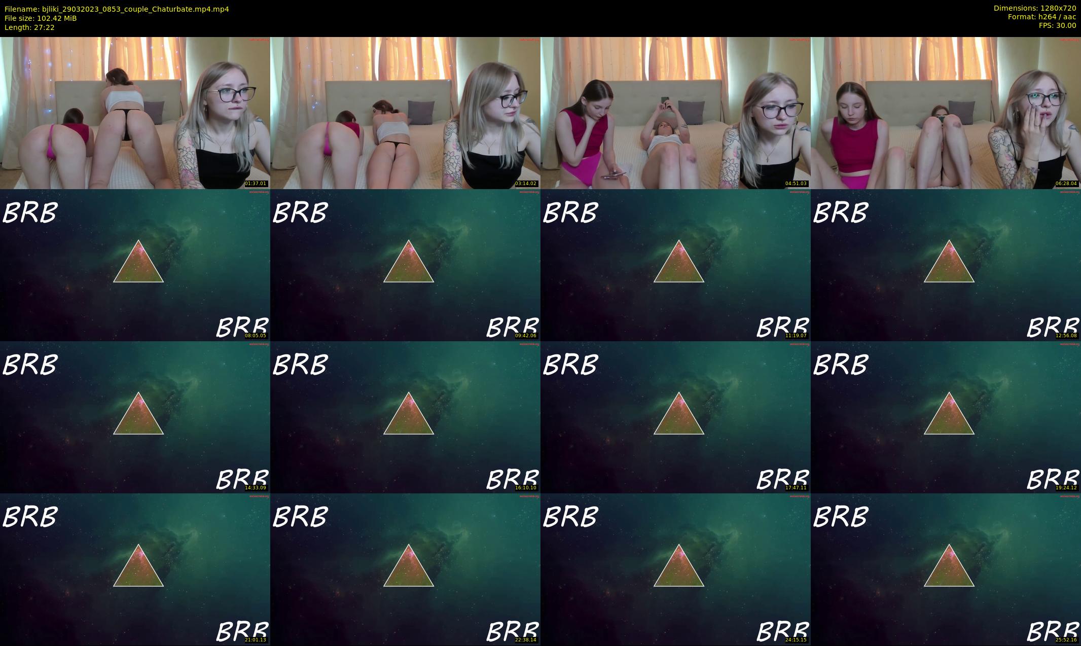 bjliki — 28 minute Chaturbate couple cam show recording, 720p, Mar 29, 2023