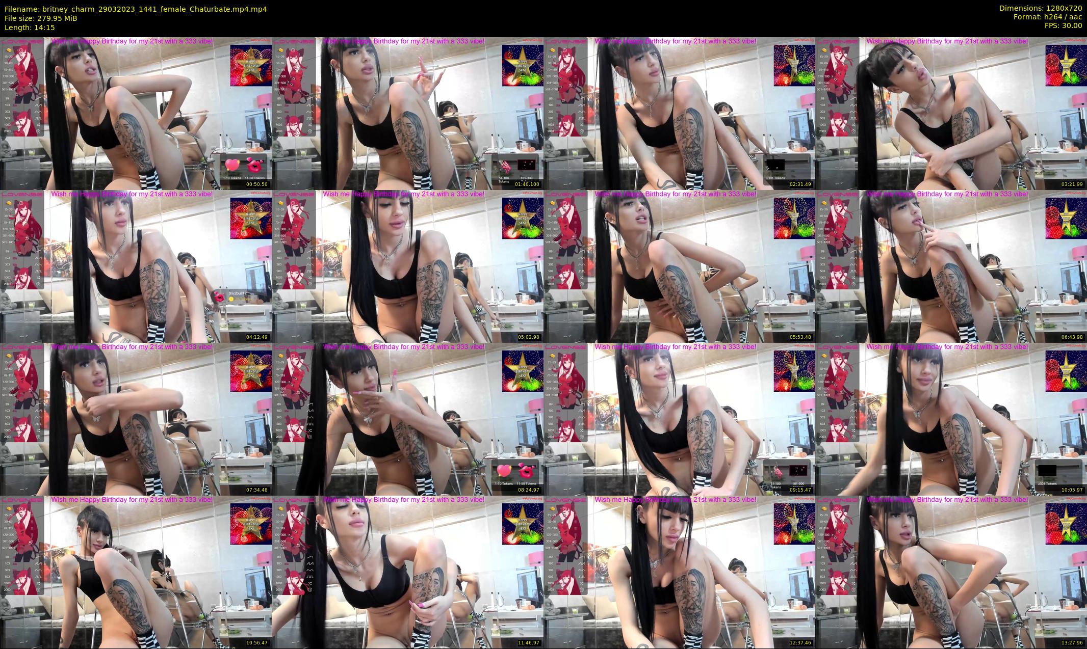 britney_charm — 15 minute Chaturbate female cam show recording, 720p, Mar 29, 2023