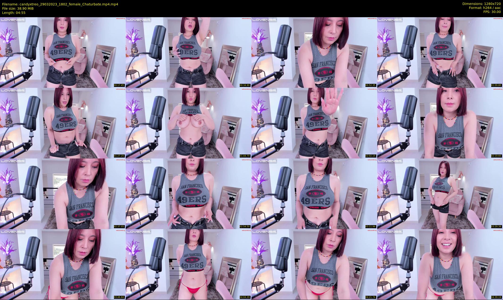 candyxtreo — 5 minute Chaturbate couple cam show recording, 720p, Mar 29, 2023