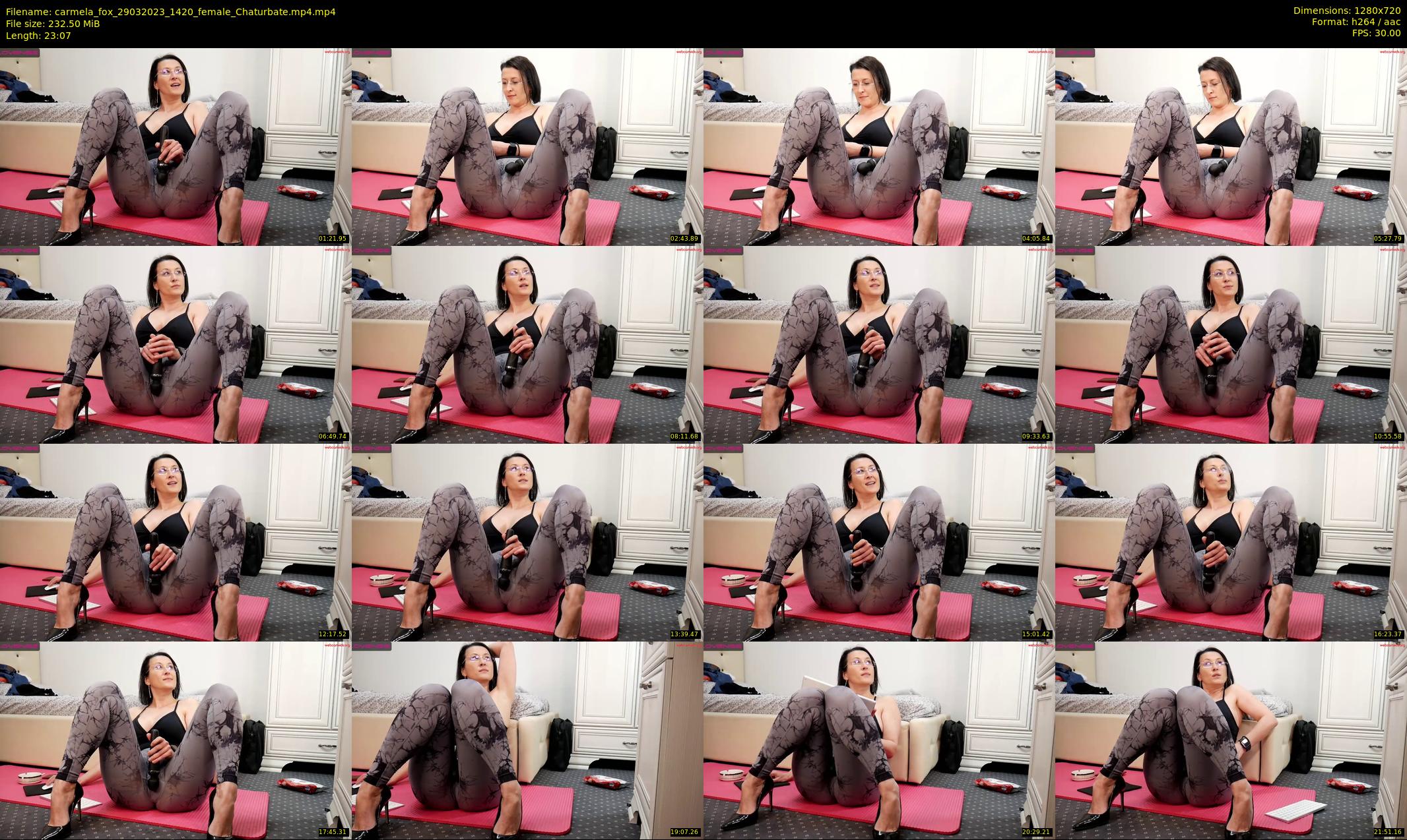 carmela_fox — 24 minute Chaturbate female cam show recording, 720p, Mar 29, 2023