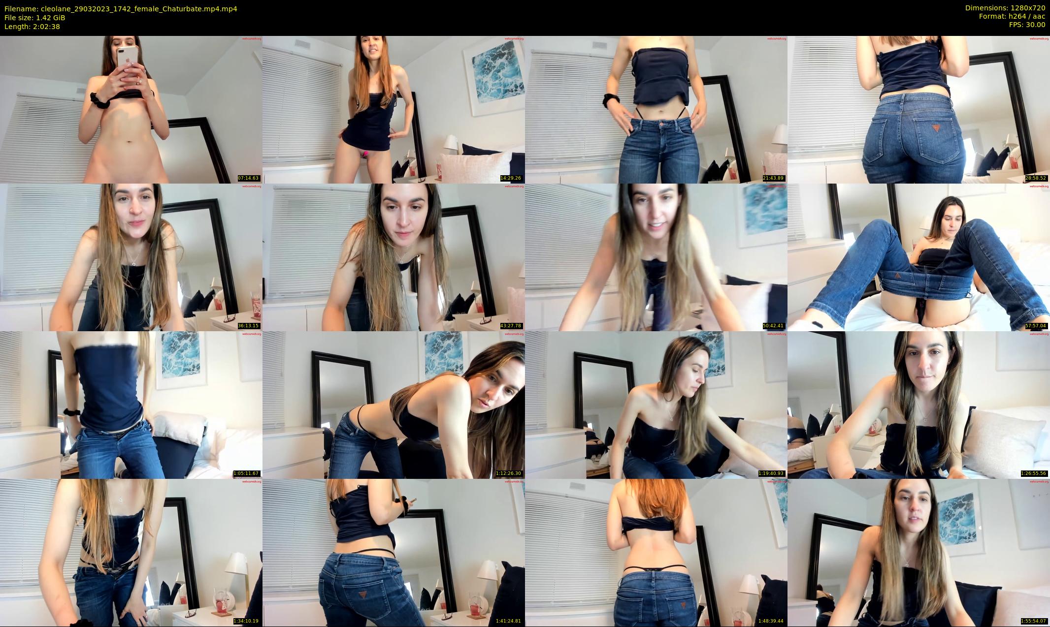cleolane — 123 minute Chaturbate female cam show recording, 720p, Mar 29, 2023