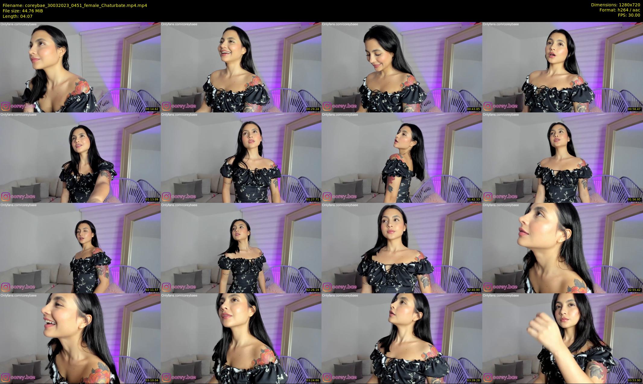 coreybae — 5 minute Chaturbate female cam show recording, 720p, Mar 30, 2023
