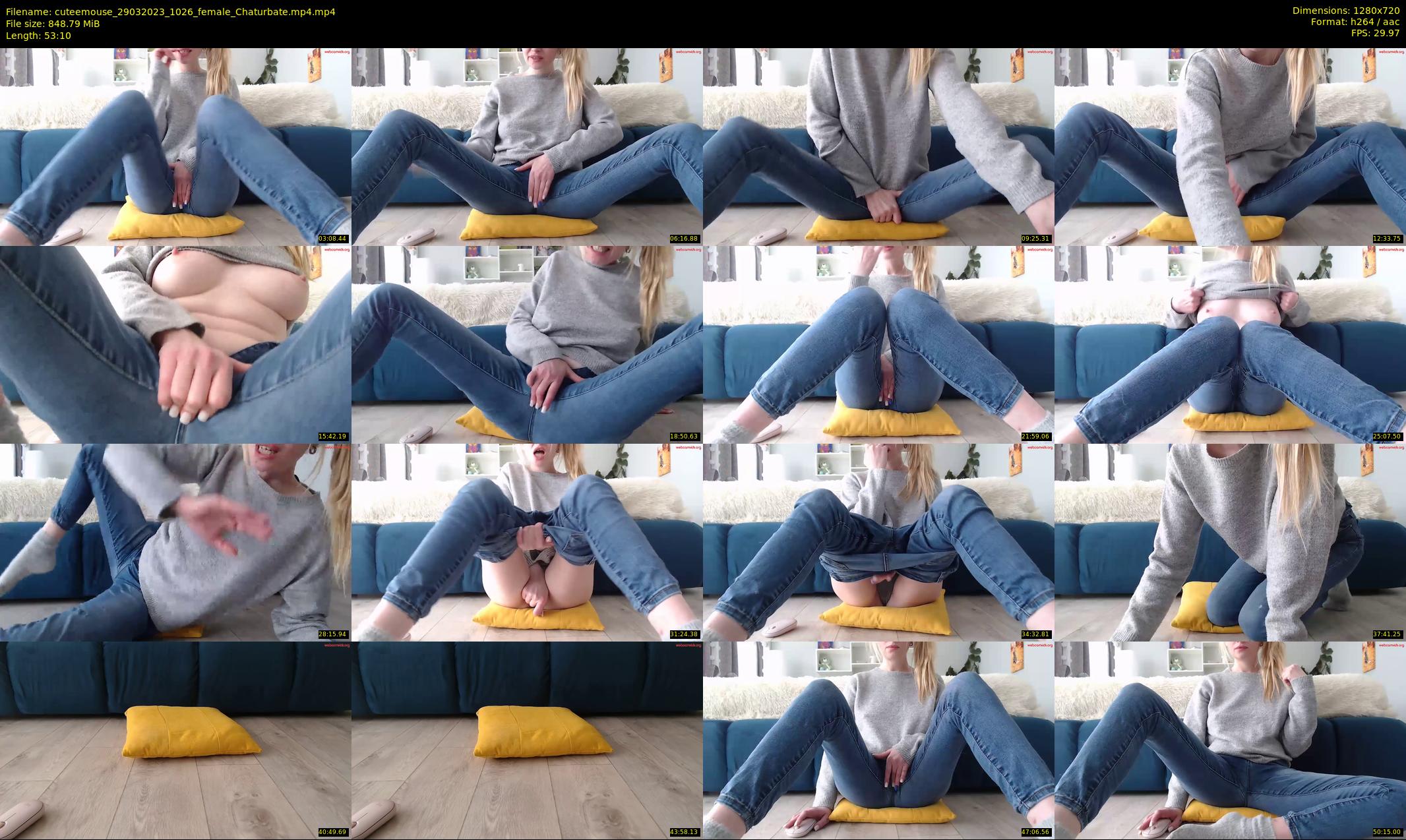 cuteemouse — 54 minute Chaturbate female cam show recording, 720p, Mar 29, 2023