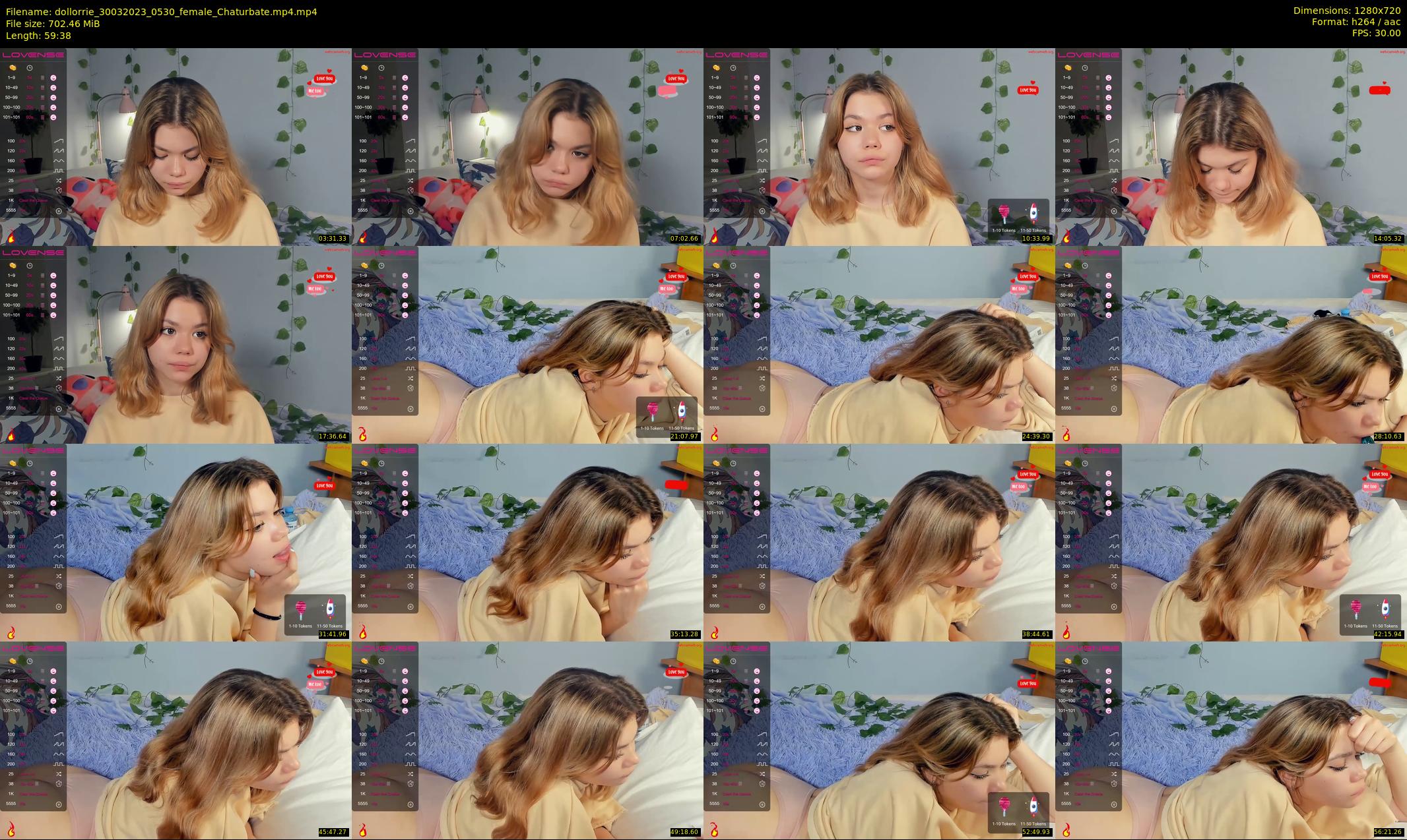 dollorrie — 60 minute Chaturbate couple cam show recording, 720p, Mar 30, 2023
