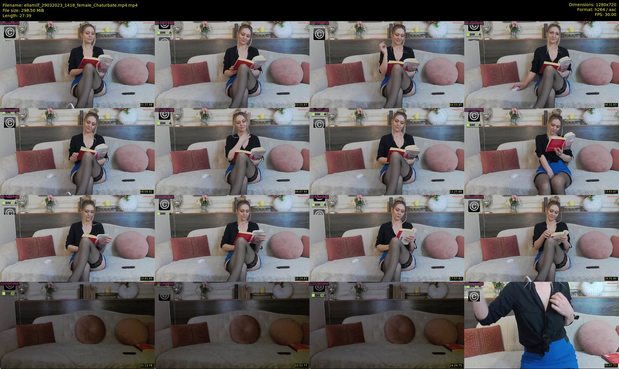 ellamilf — 28 minute Chaturbate female cam show recording, 720p, Mar 29, 2023