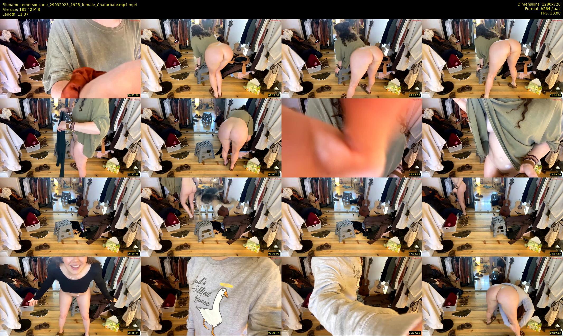 emersoncane — 12 minute Chaturbate female cam show recording, 720p, Mar 29, 2023