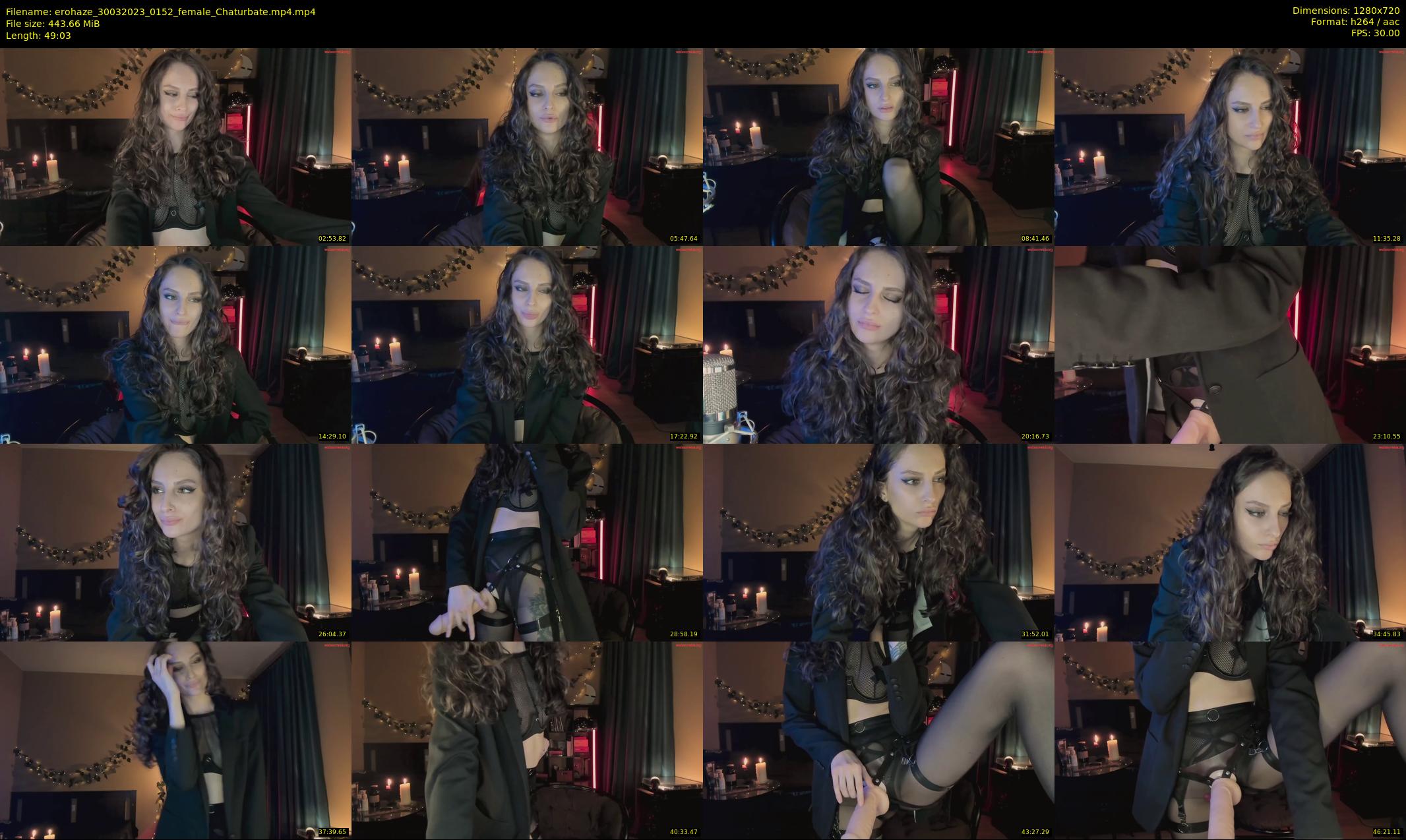 erohaze — 50 minute Chaturbate female cam show recording, 720p, Mar 30, 2023