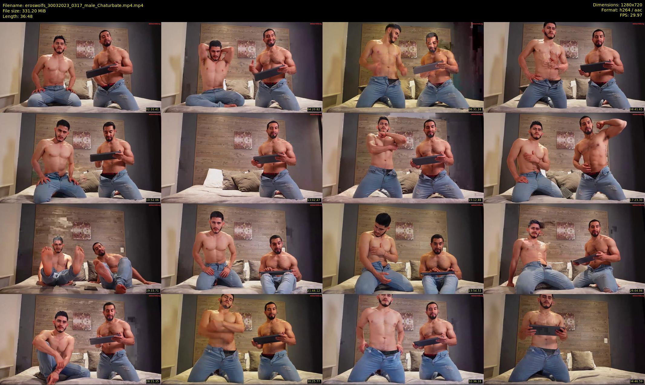 eroswolfs — 37 minute Chaturbate male cam show recording, 720p, Mar 30, 2023