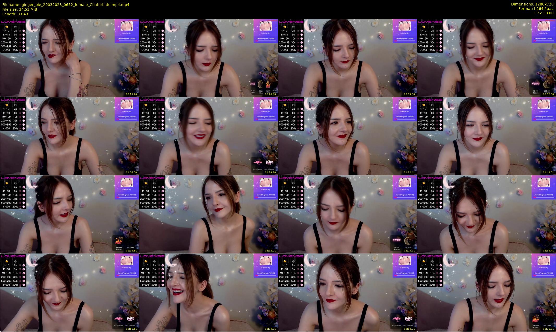 ginger_pie — 4 minute Chaturbate female cam show recording, 720p, Mar 29, 2023