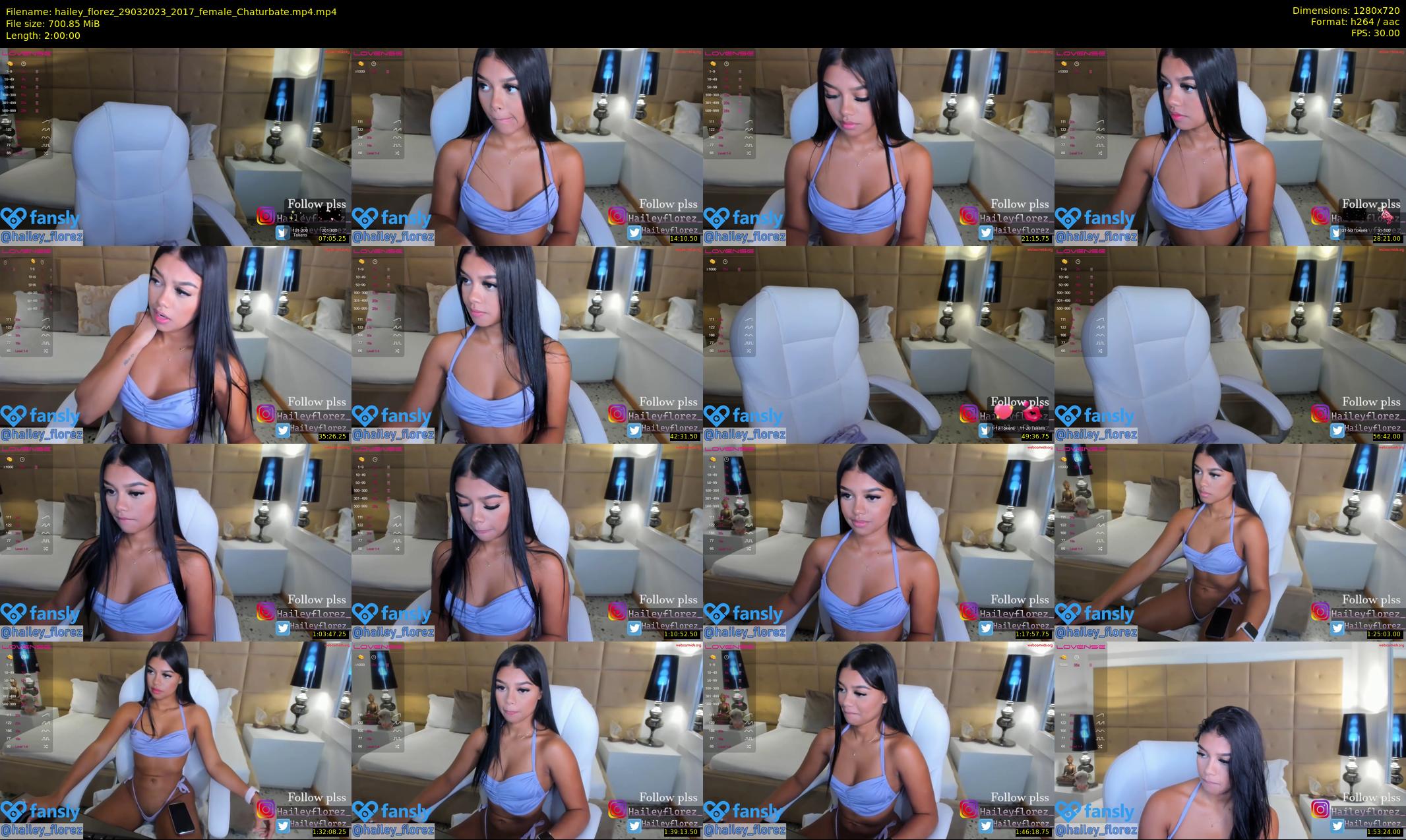 hailey_florez — 120 minute Chaturbate female cam show recording, 720p, Mar 29, 2023
