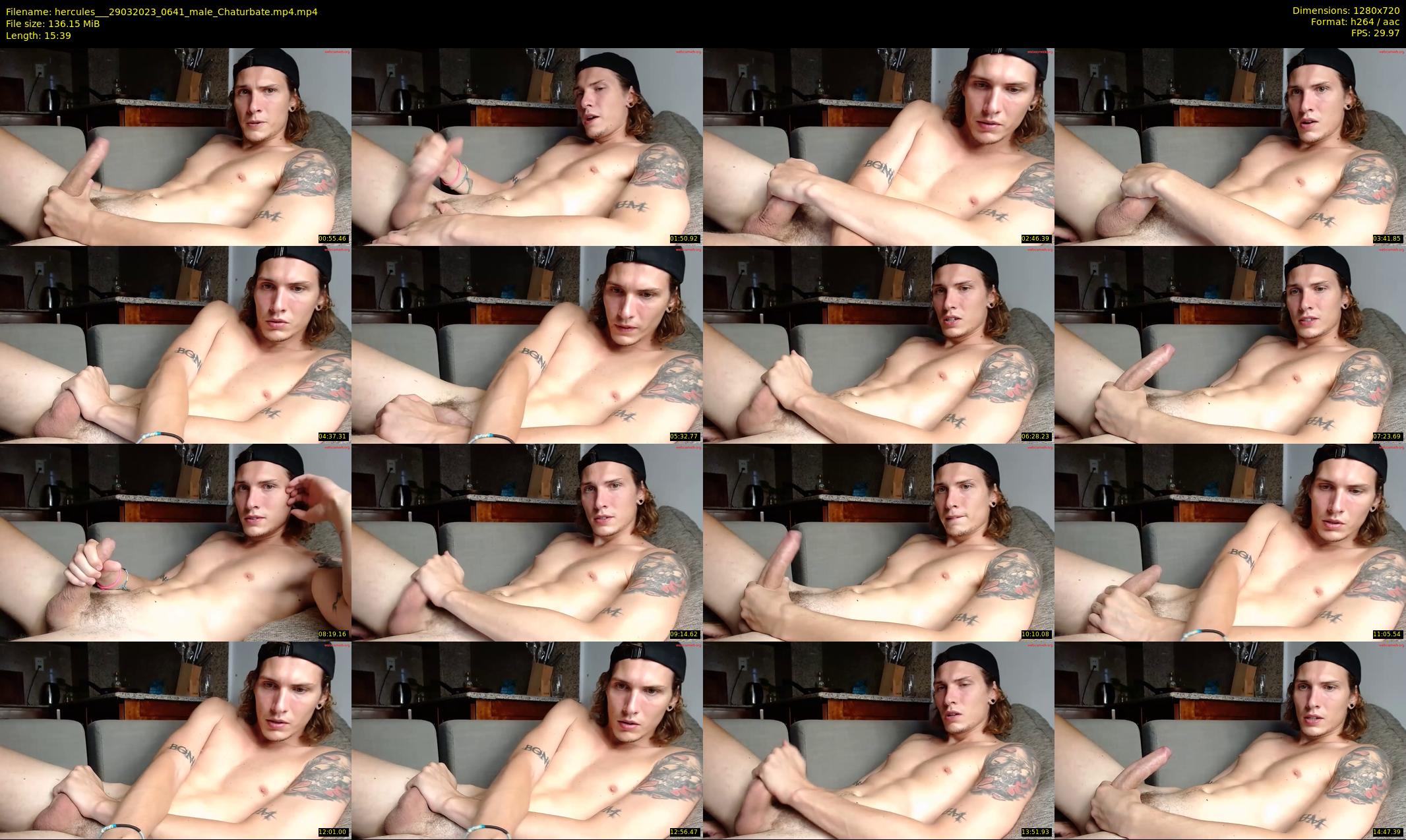 hercules__ — 16 minute Chaturbate male cam show recording, 720p, Mar 29, 2023