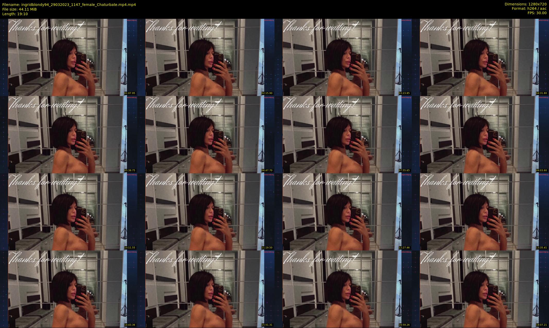 ingridblondy94 — 20 minute Chaturbate female cam show recording, 720p, Mar 29, 2023