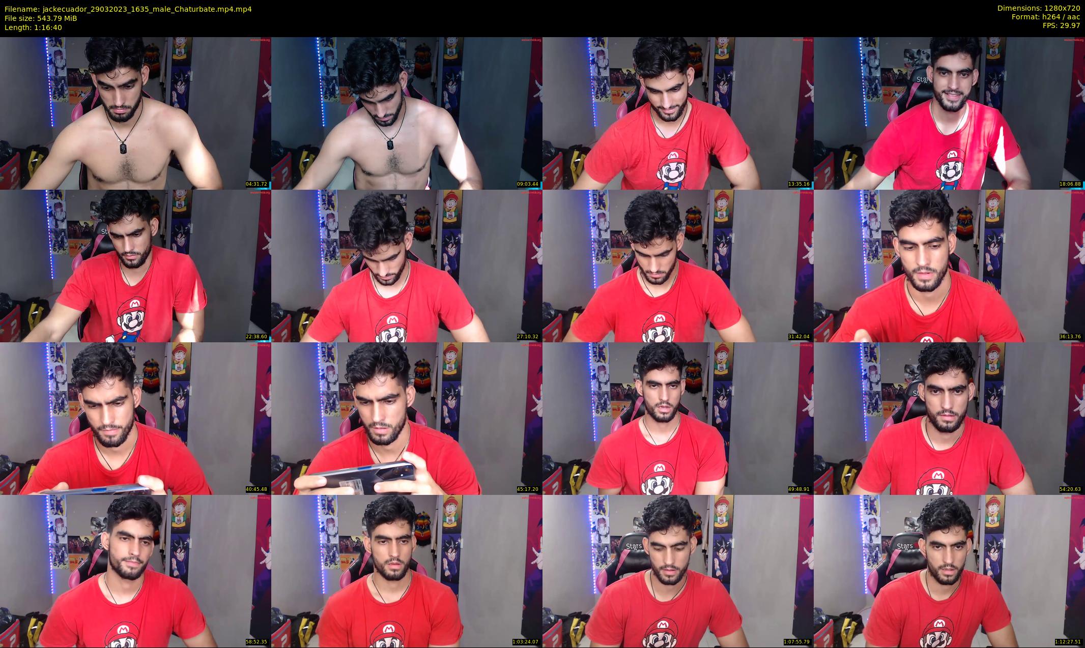jackecuador — 77 minute Chaturbate male cam show recording, 720p, Mar 29, 2023