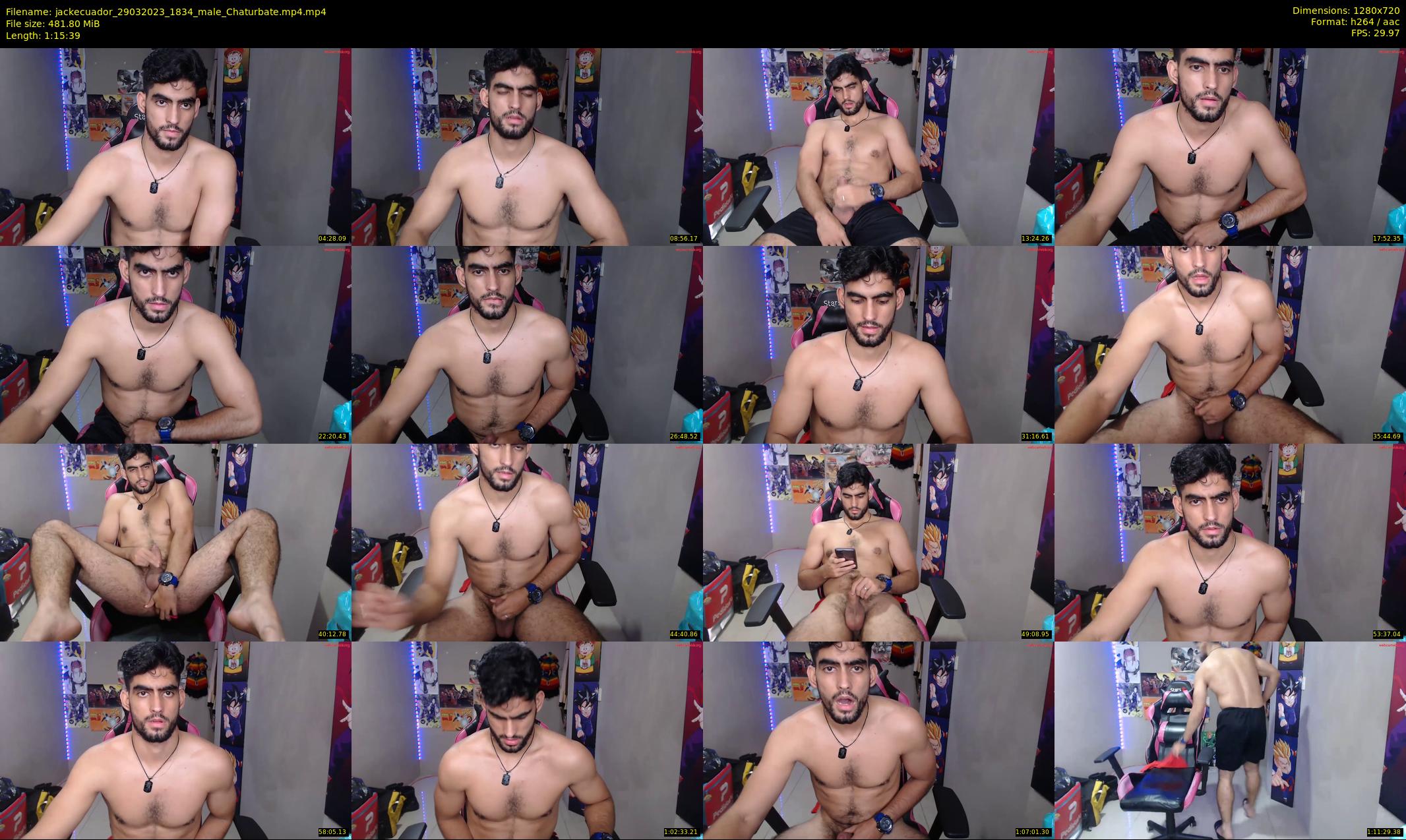 jackecuador — 76 minute Chaturbate male cam show recording, 720p, Mar 29, 2023