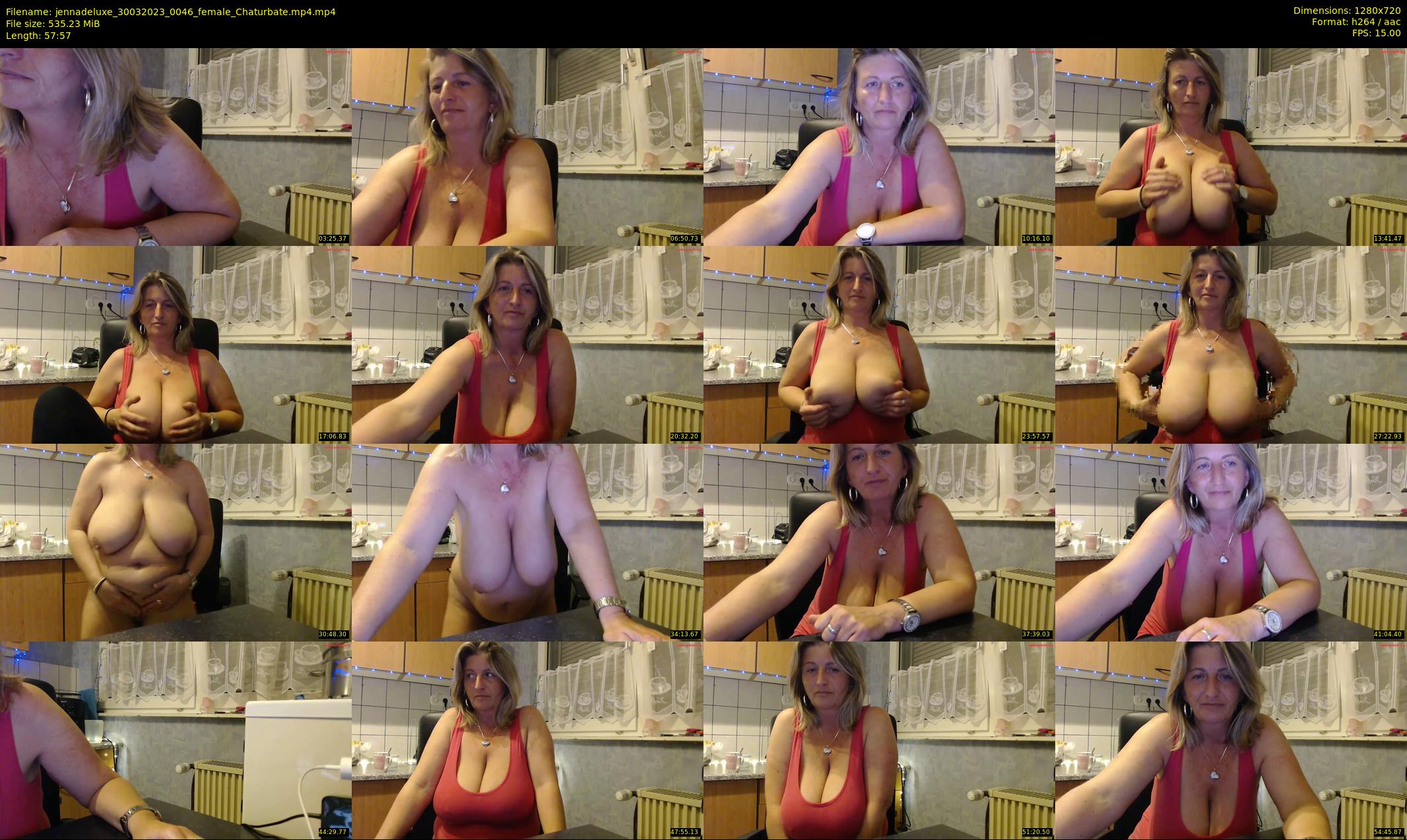 jennadeluxe — 58 minute Chaturbate female cam show recording, 720p, Mar 30, 2023