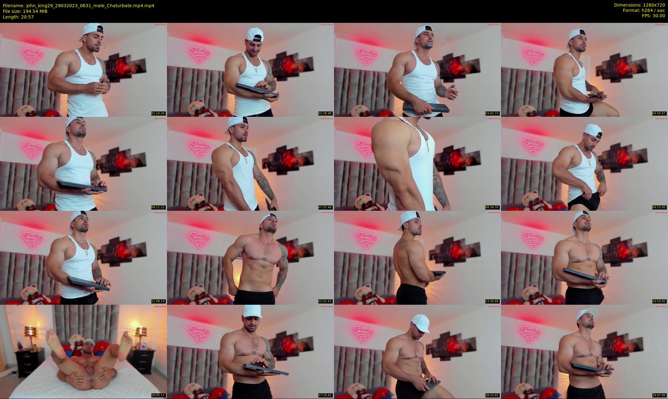 john_king29 — 21 minute Chaturbate male cam show recording, 720p, Mar 29, 2023