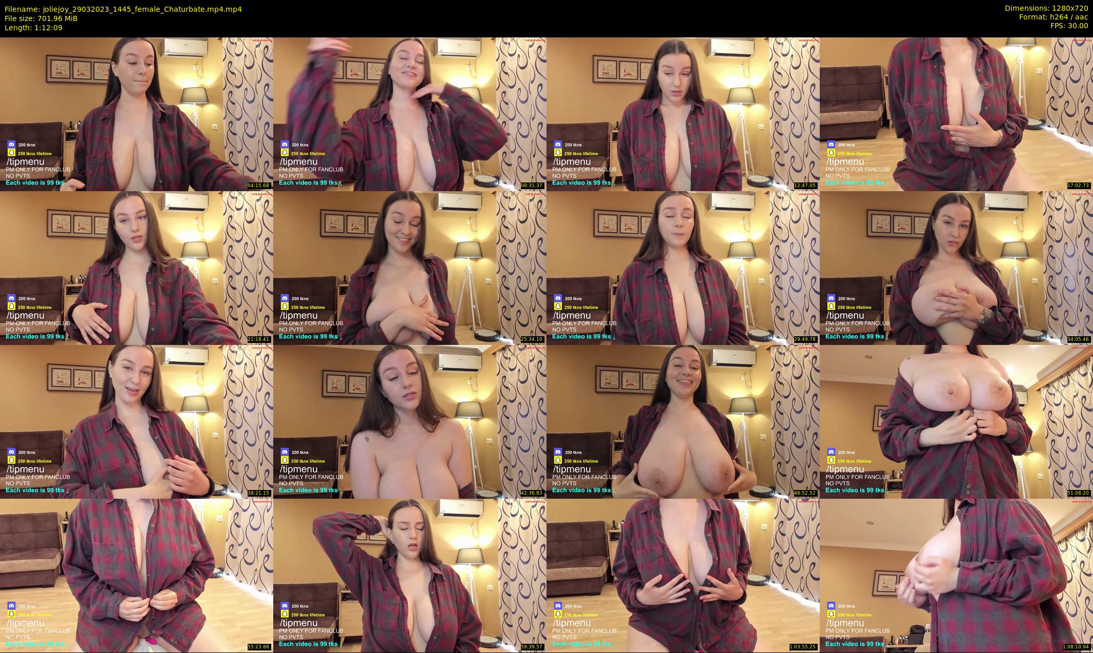 joliejoy — 73 minute Chaturbate female cam show recording, 720p, Mar 29, 2023