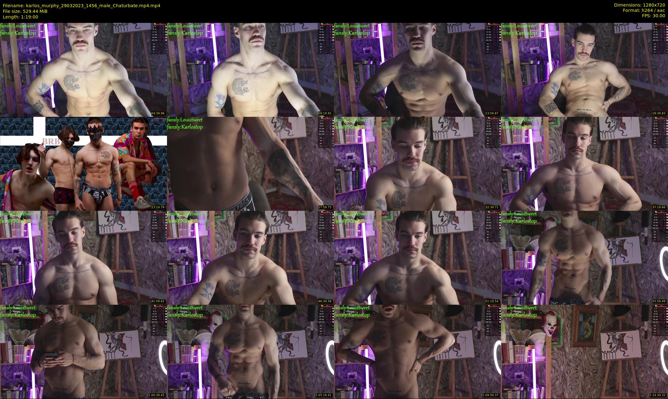 karlos_murphy — 79 minute Chaturbate male cam show recording, 720p, Mar 29, 2023