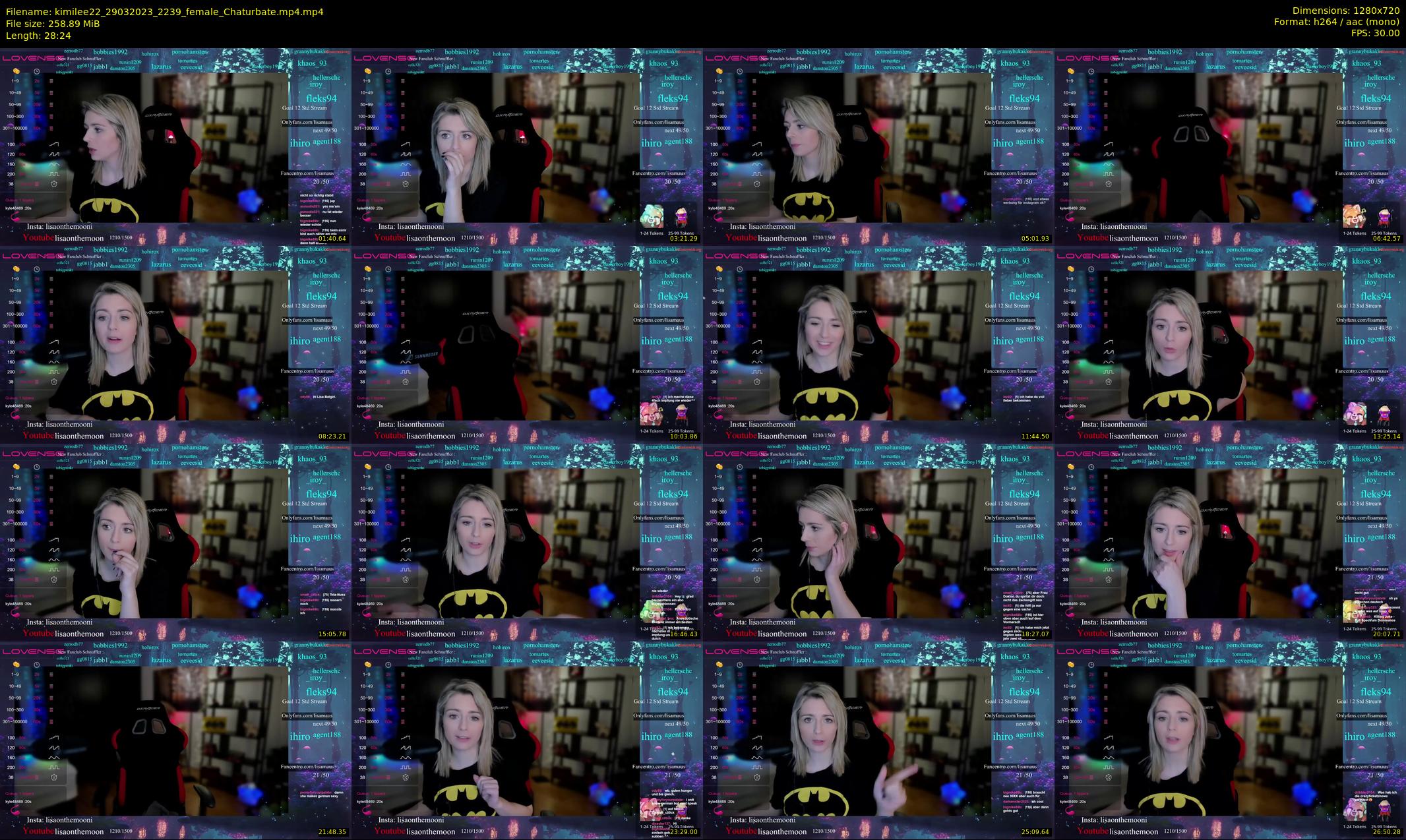 kimilee22 — 29 minute Chaturbate female cam show recording, 720p, Mar 29, 2023