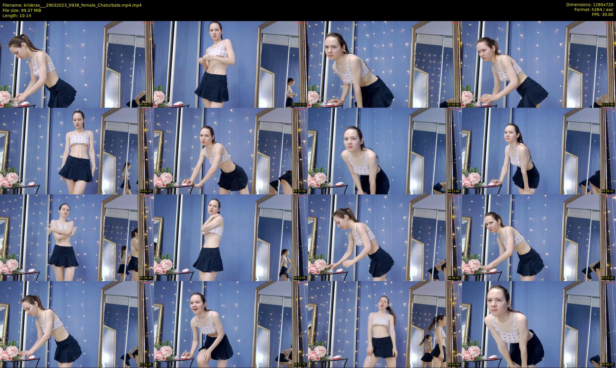 kriskras__ — 11 minute Chaturbate female cam show recording, 720p, Mar 29, 2023