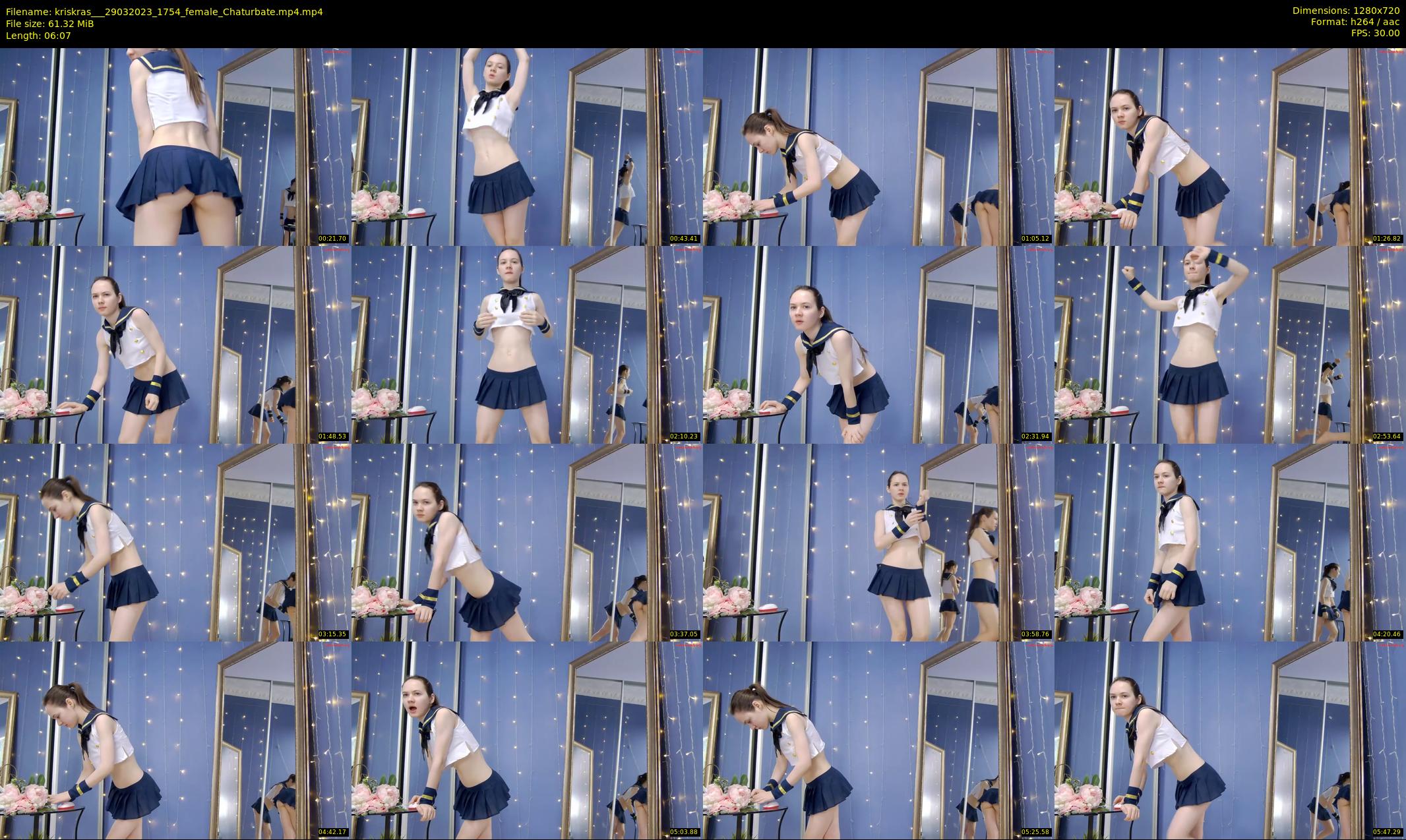 kriskras__ — 7 minute Chaturbate female cam show recording, 720p, Mar 29, 2023