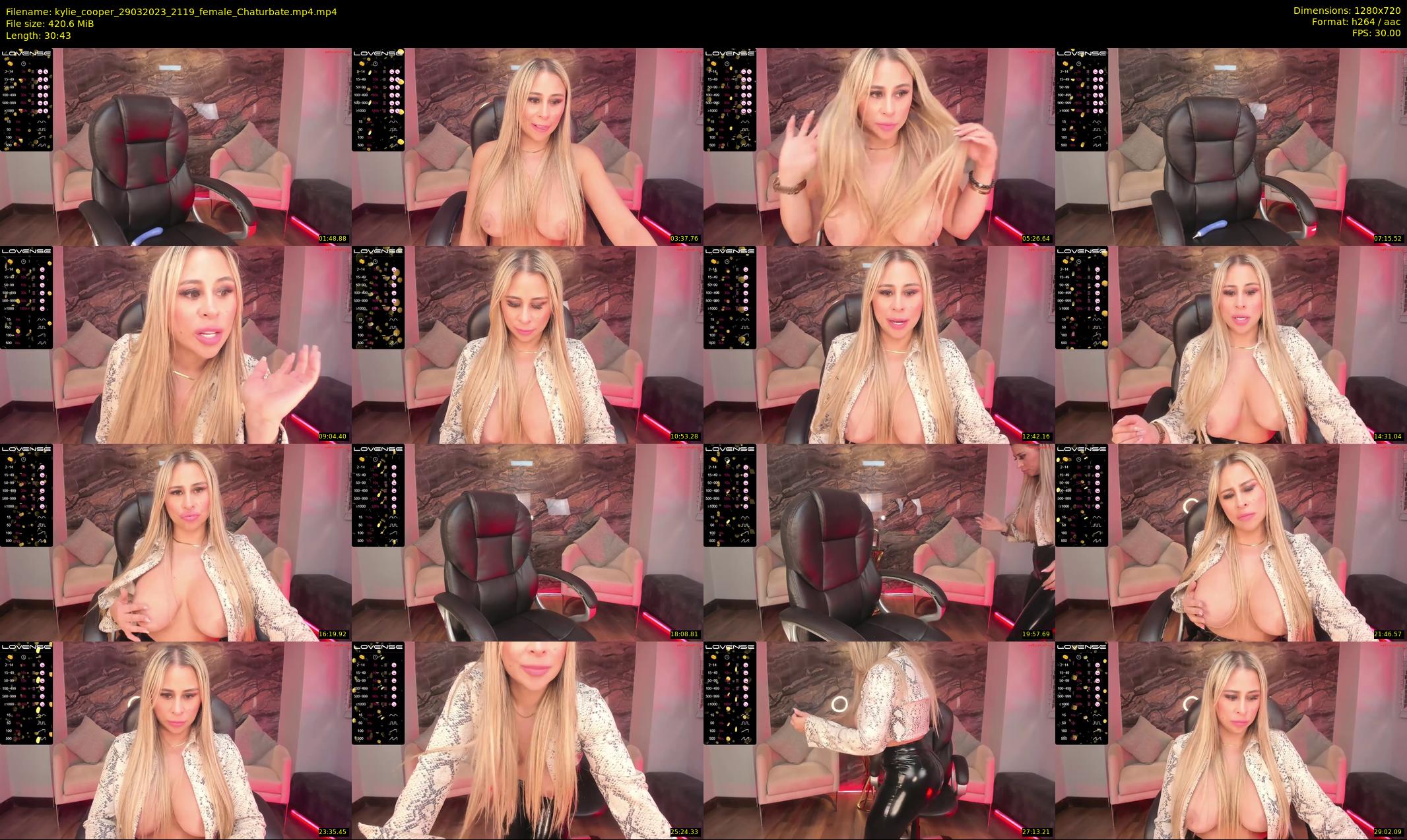 kylie_cooper — 31 minute Chaturbate female cam show recording, 720p, Mar 29, 2023
