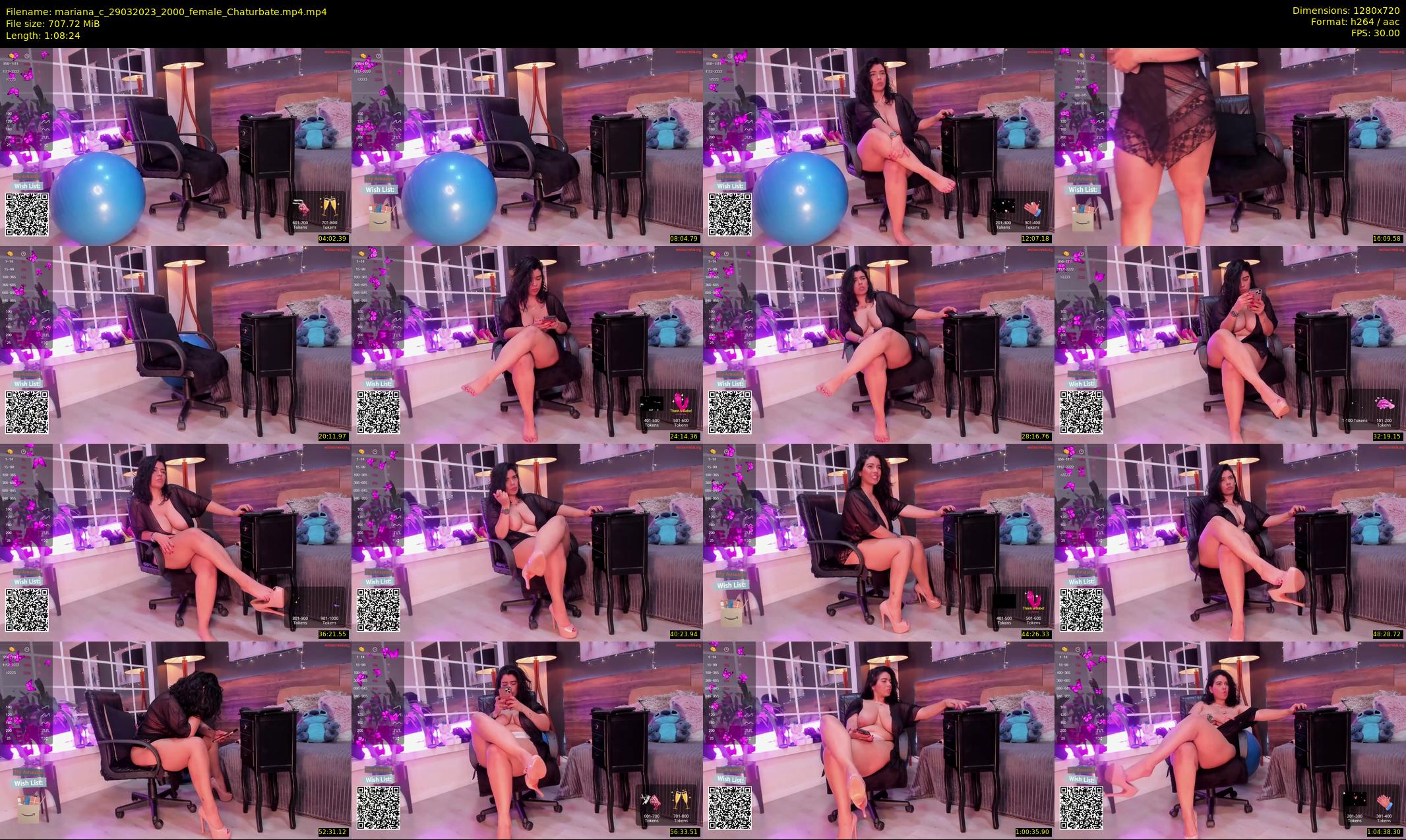 mariana_c — 69 minute Chaturbate female cam show recording, 720p, Mar 29, 2023