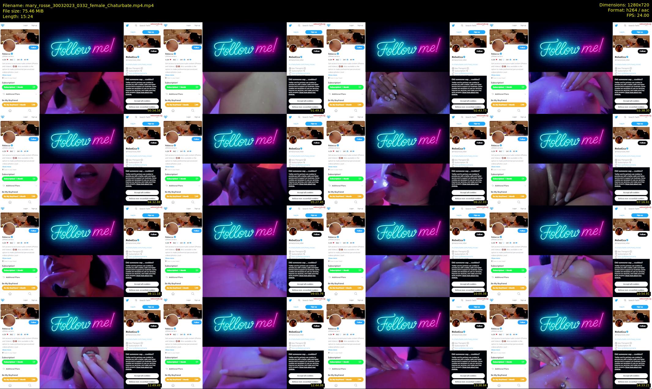 mary_rosse — 16 minute Chaturbate couple cam show recording, 720p, Mar 30, 2023