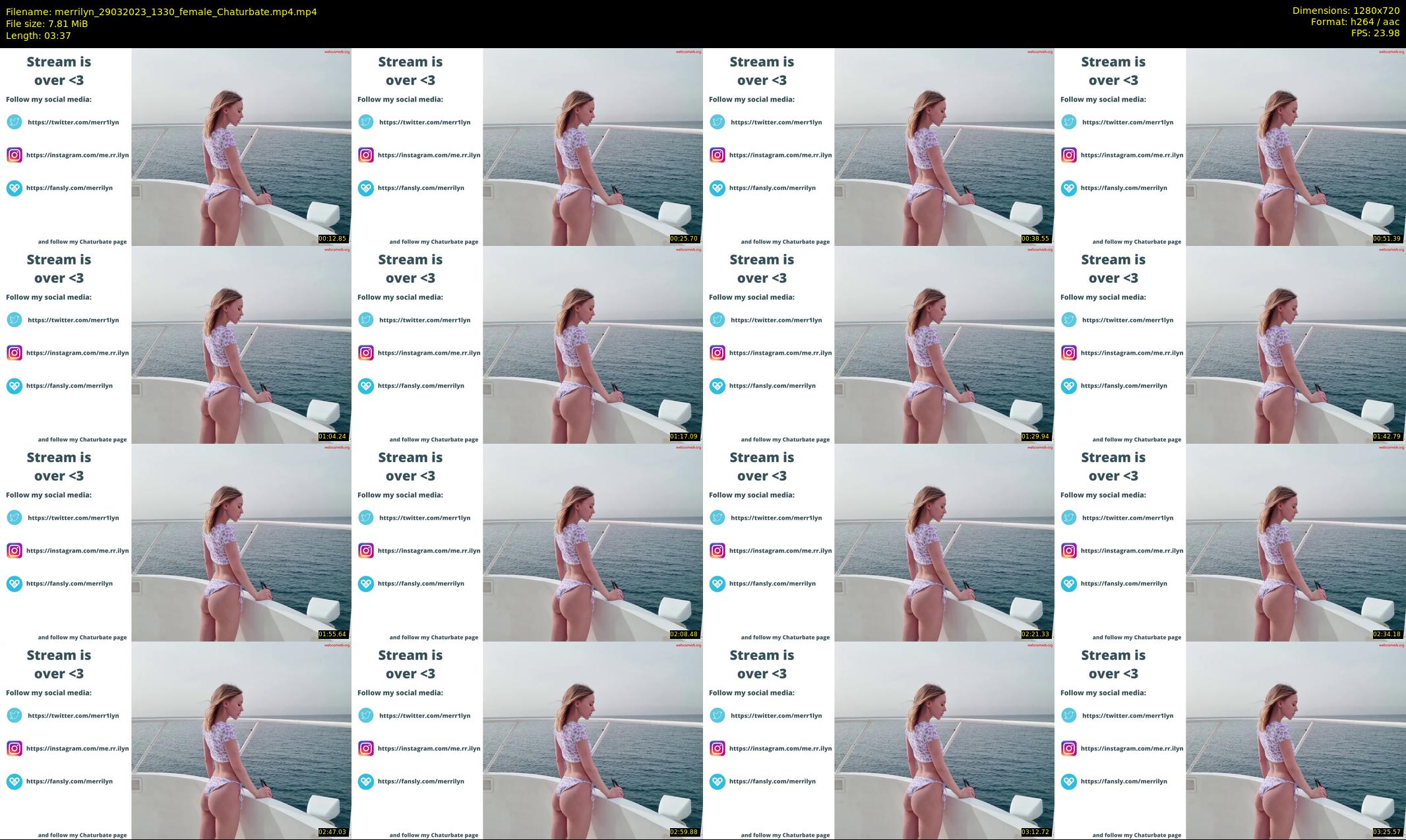 merrilyn — 4 minute Chaturbate female cam show recording, 720p, Mar 29, 2023