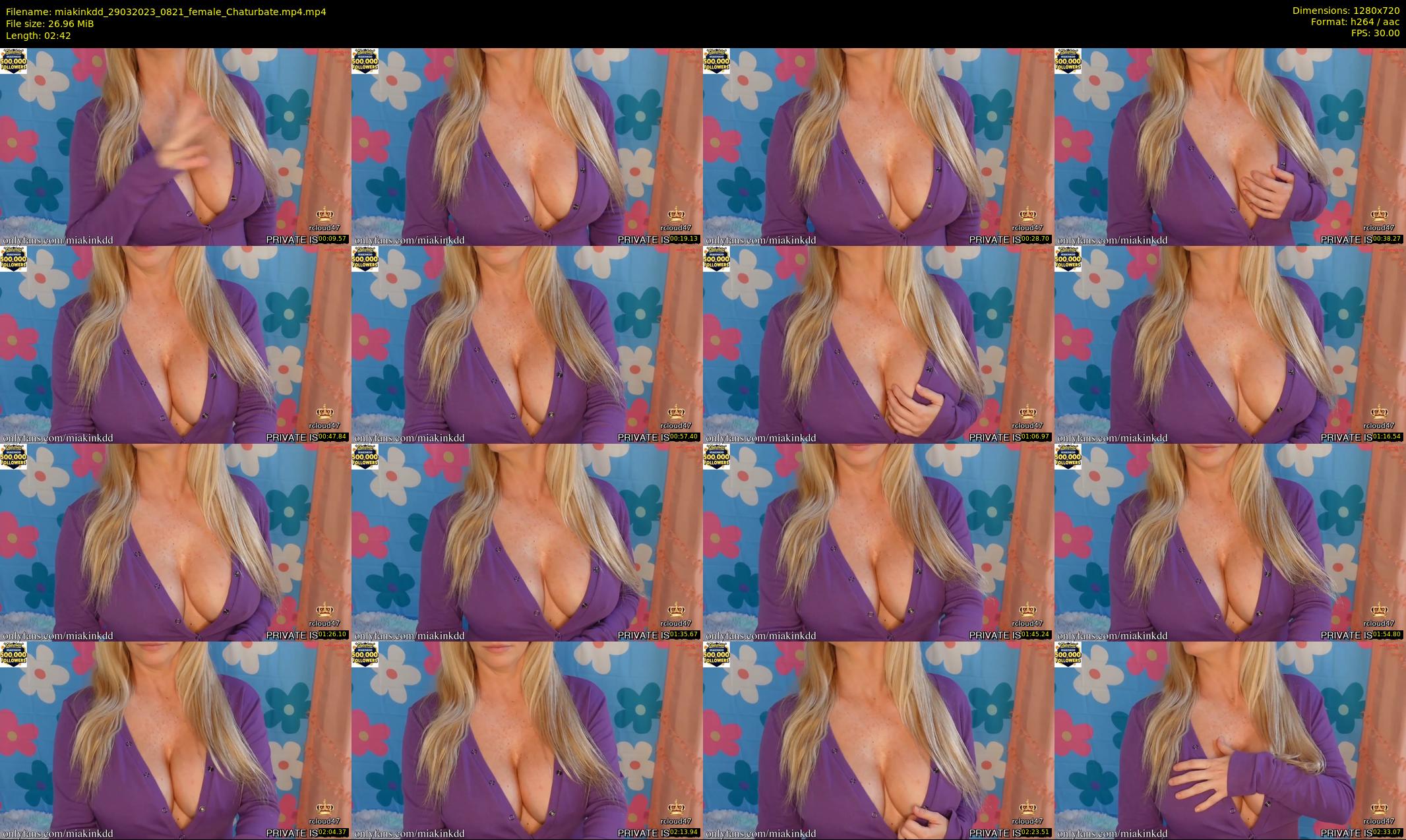 miakinkdd — 3 minute Chaturbate female cam show recording, 720p, Mar 29, 2023