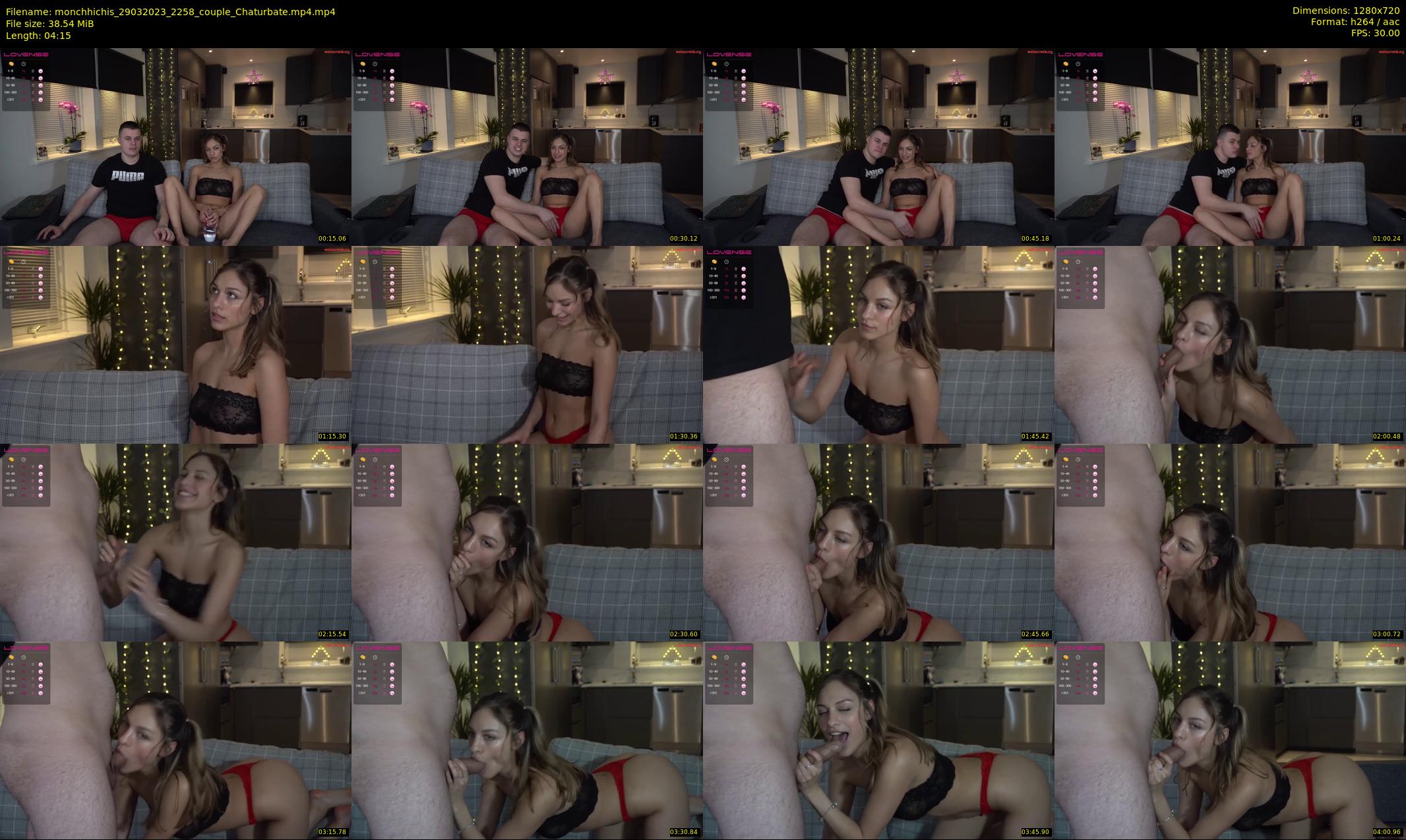 monchhichis — 5 minute Chaturbate couple cam show recording, 720p, Mar 29, 2023