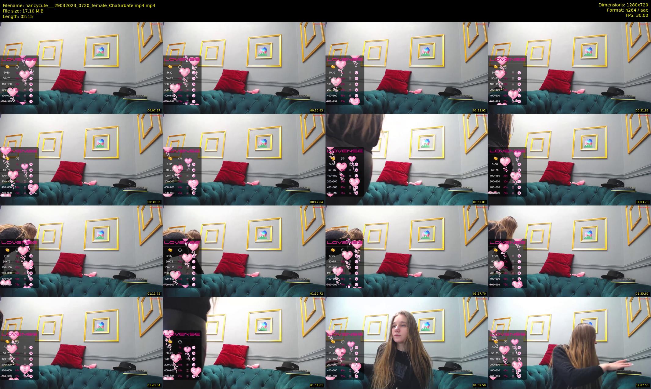 nancycute__ — 3 minute Chaturbate female cam show recording, 720p, Mar 29, 2023