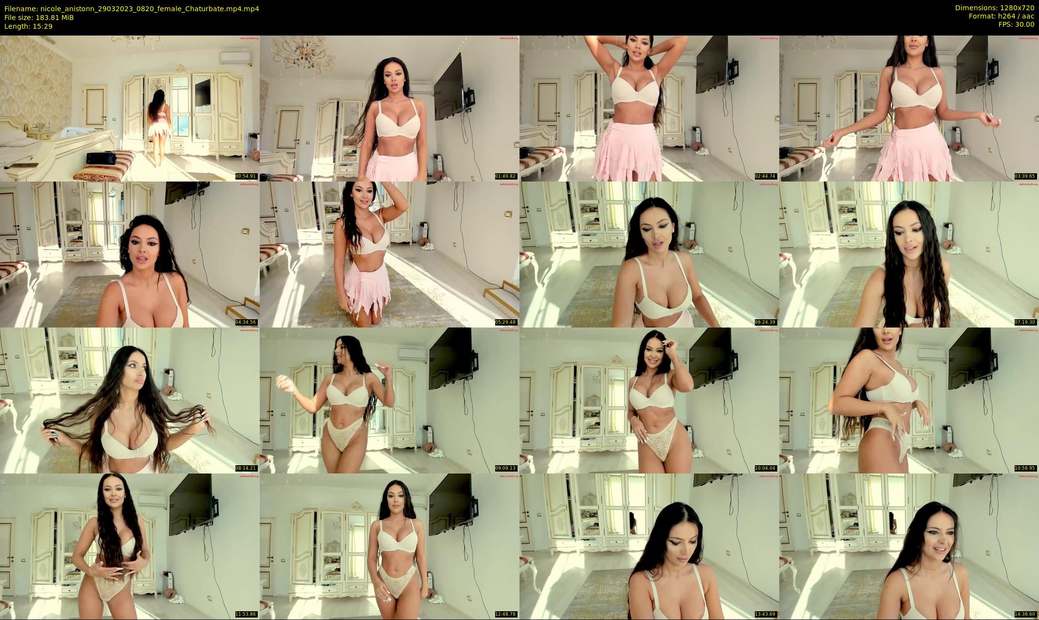 nicole_anistonn — 16 minute Chaturbate female cam show recording, 720p, Mar 29, 2023