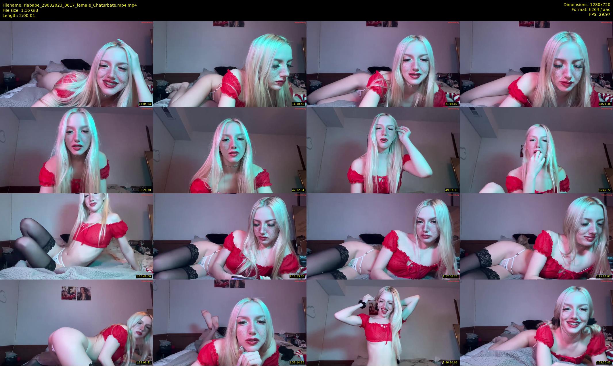 riababe — 121 minute Chaturbate female cam show recording, 720p, Mar 29, 2023