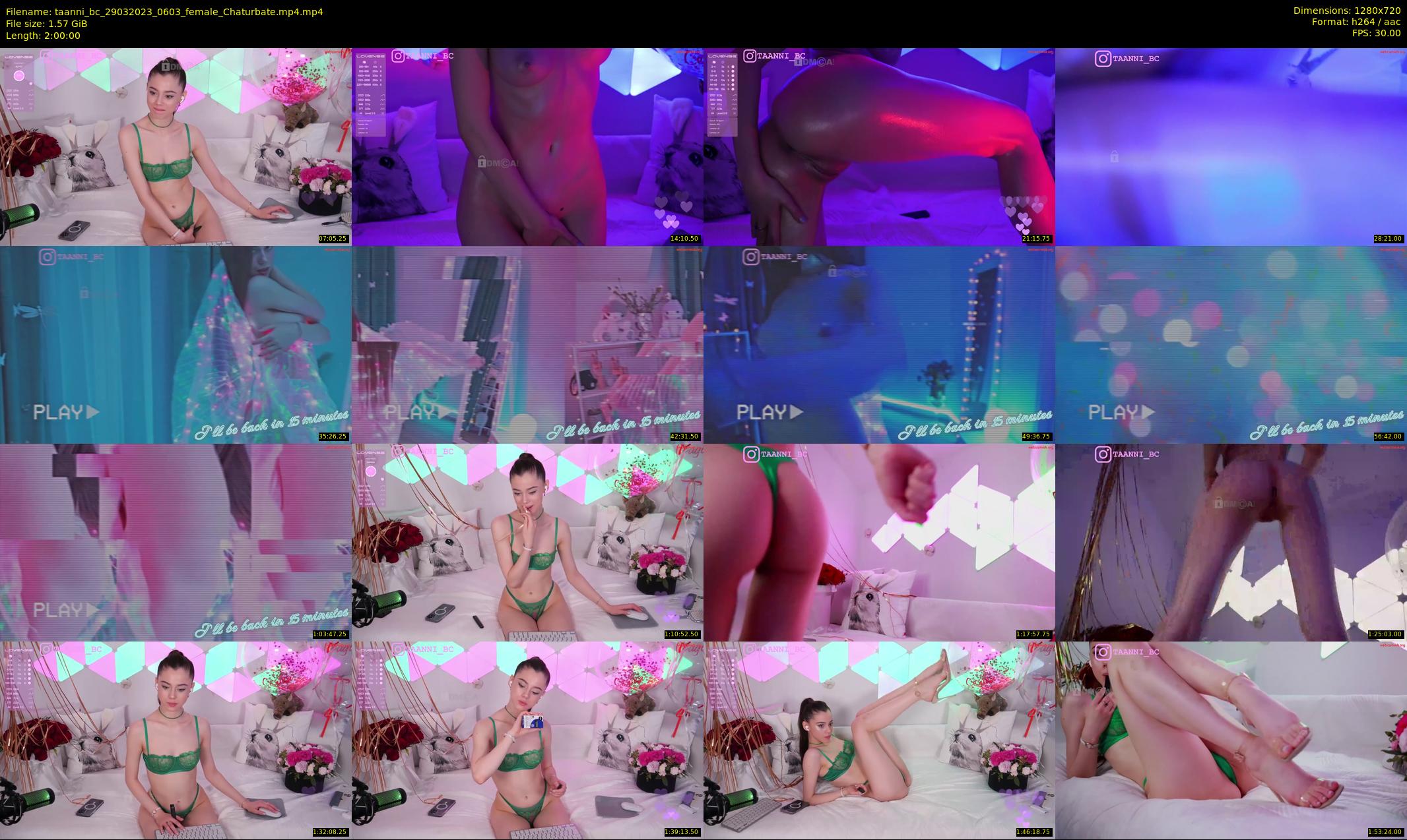 taanni_bc — 120 minute Chaturbate female cam show recording, 720p, Mar 29, 2023