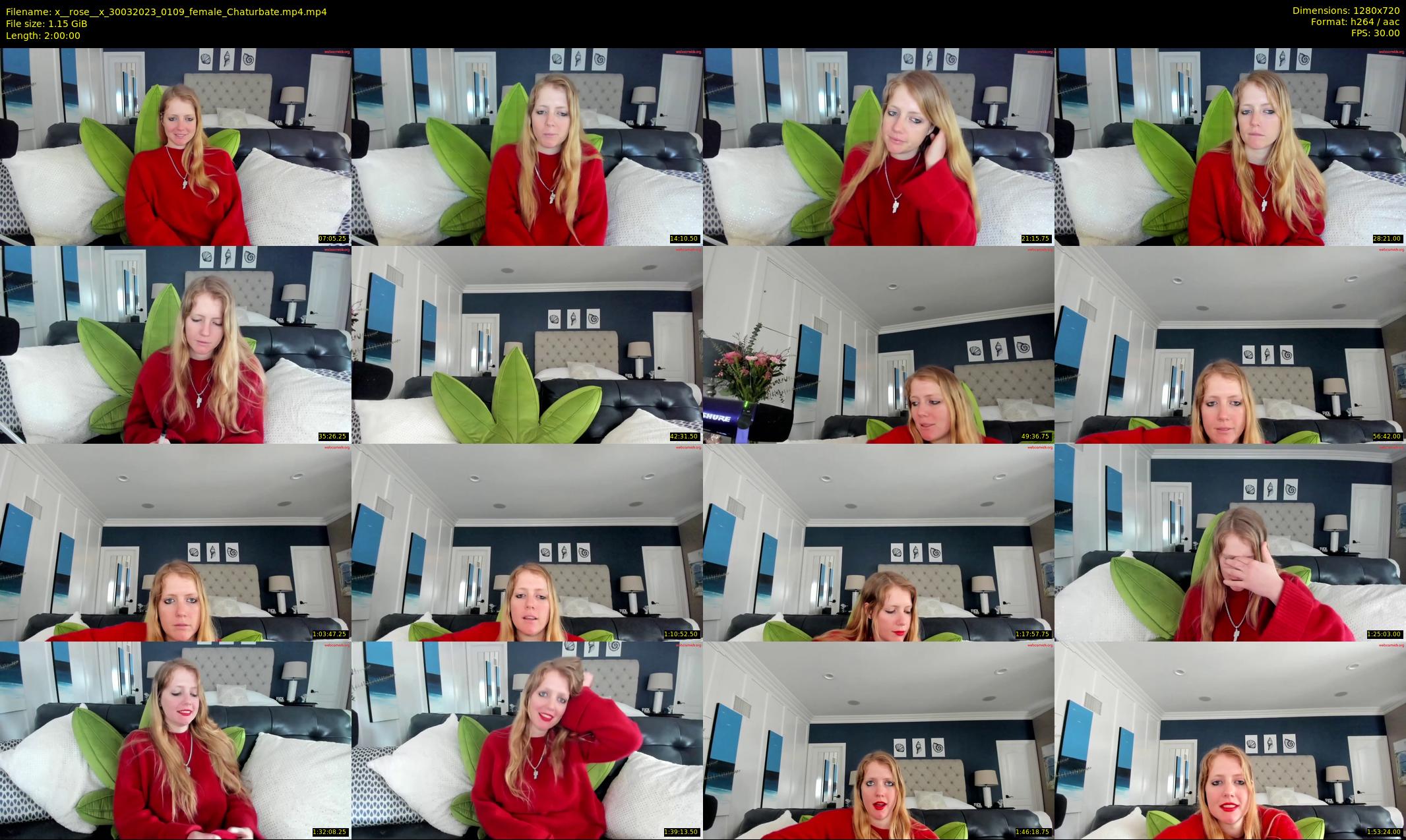x__rose__x — 120 minute Chaturbate female cam show recording, 720p, Mar 30, 2023