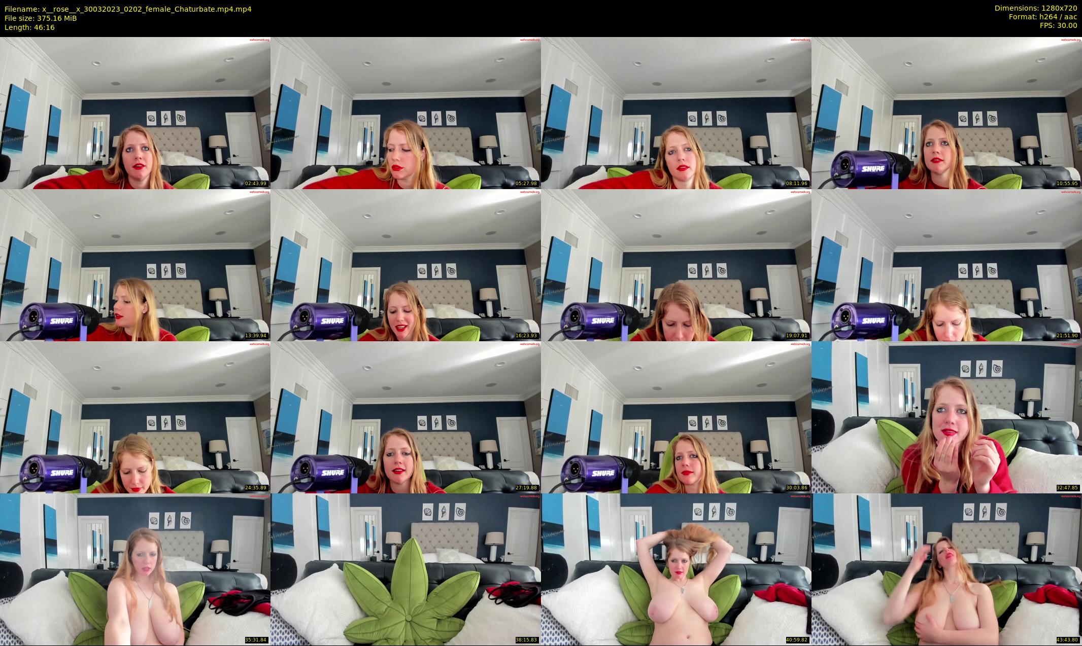 x__rose__x — 47 minute Chaturbate female cam show recording, 720p, Mar 30, 2023