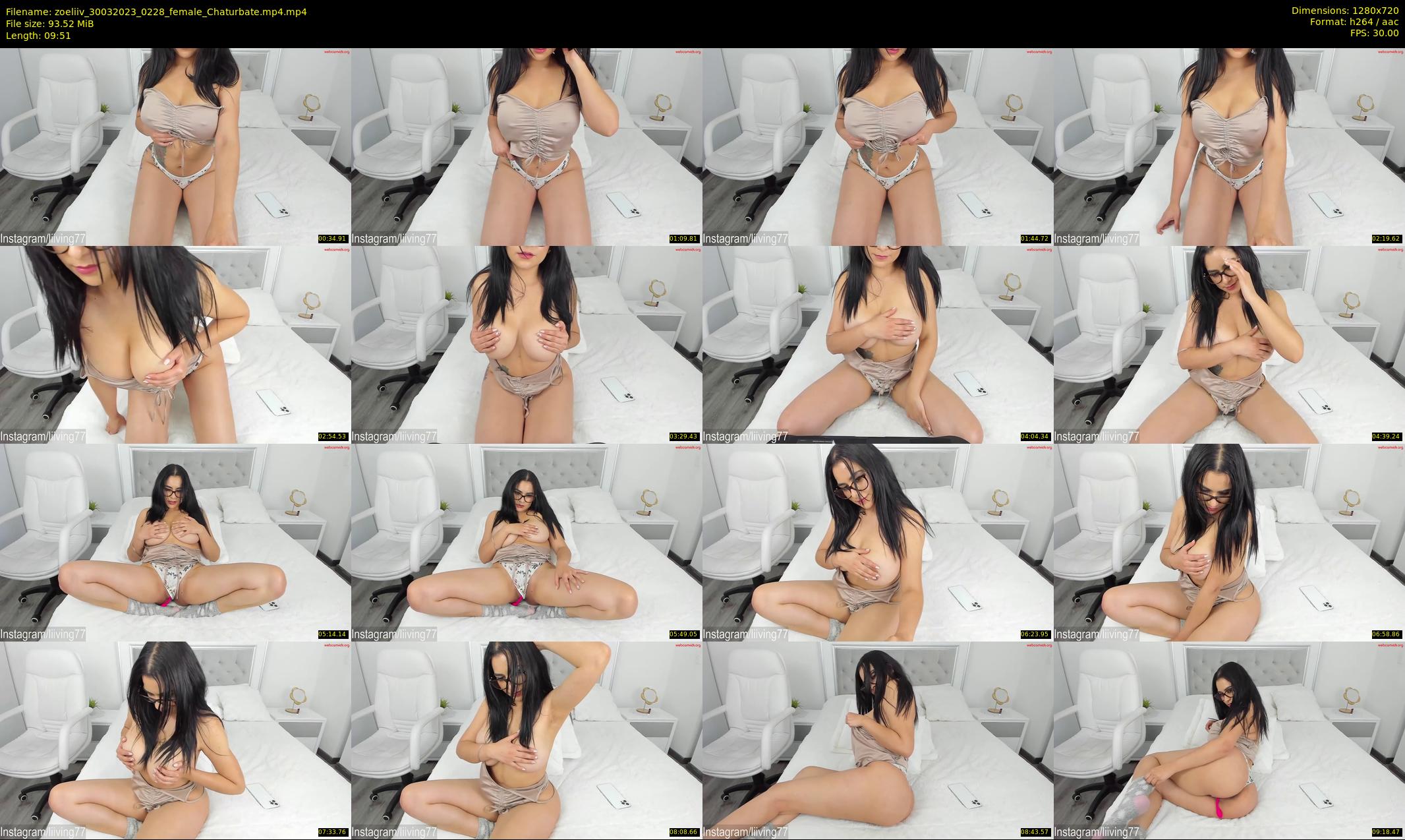 zoeliiv — 10 minute Chaturbate female cam show recording, 720p, Mar 30, 2023