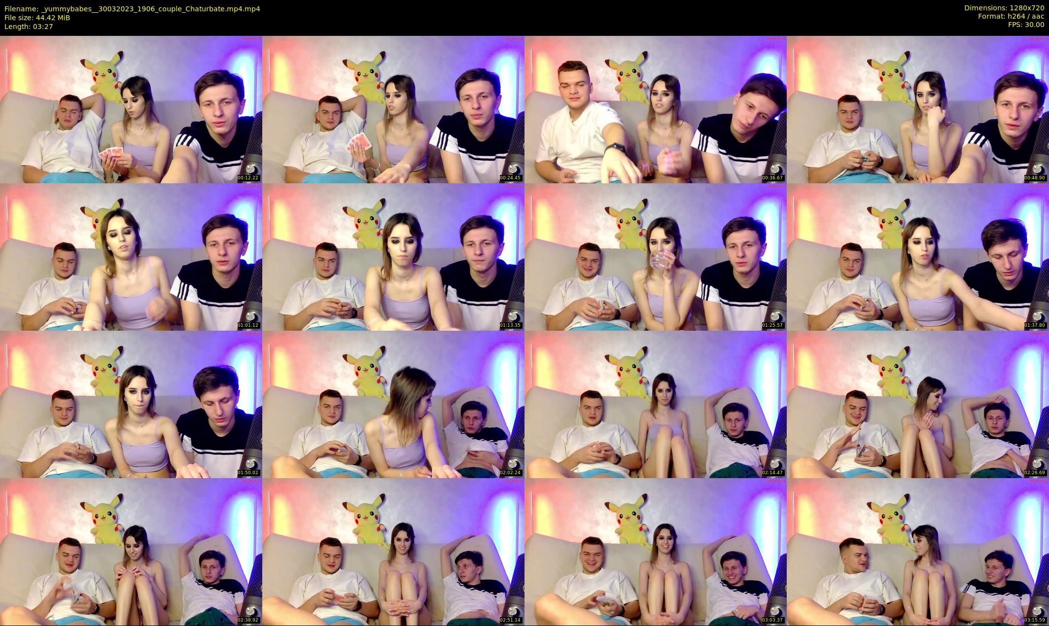 _yummybabes_ — 4 minute Chaturbate couple cam show recording, 720p, Mar 30, 2023