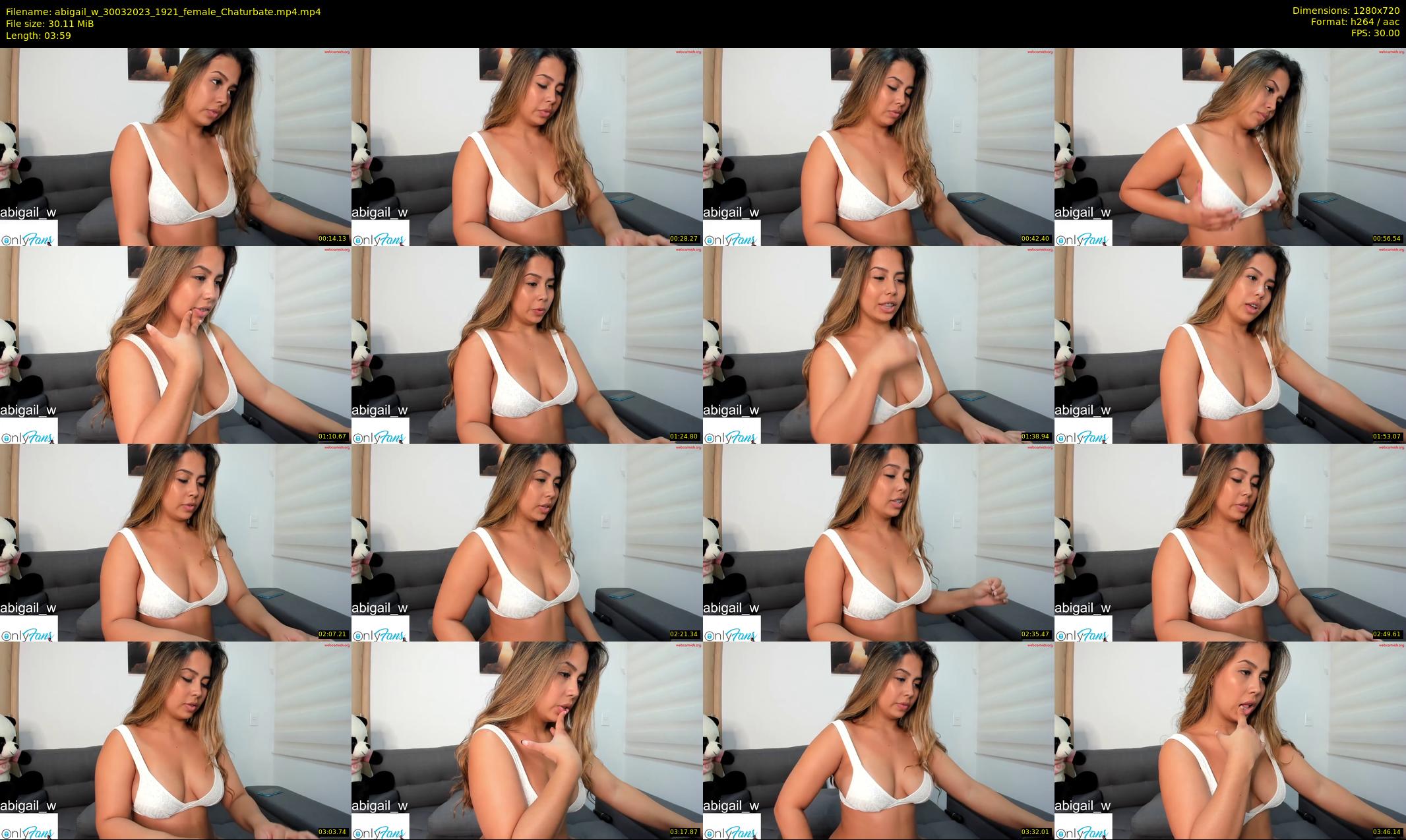 abigail_w — 4 minute Chaturbate female cam show recording, 720p, Mar 30, 2023