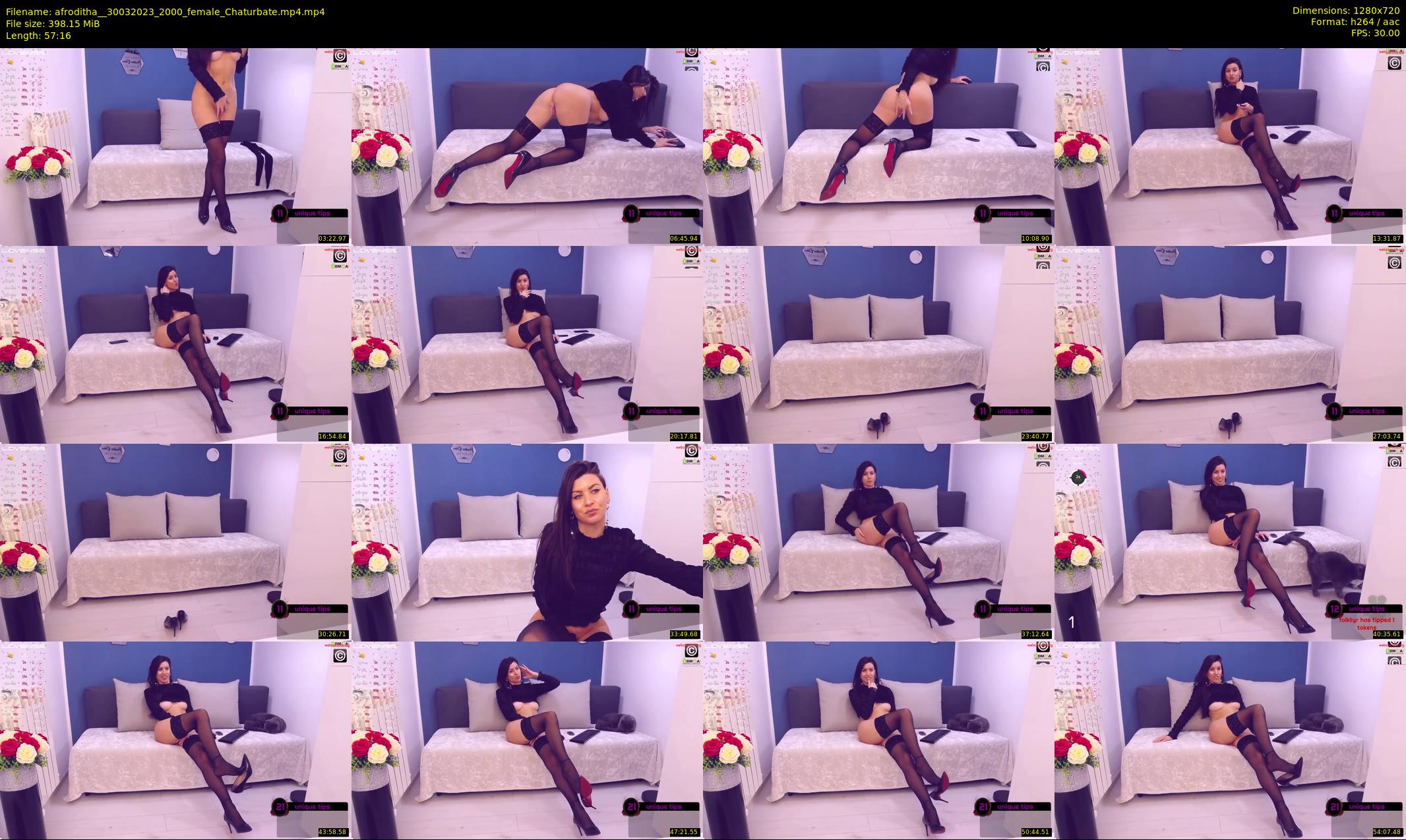 afroditha_ — 58 minute Chaturbate female cam show recording, 720p, Mar 30, 2023
