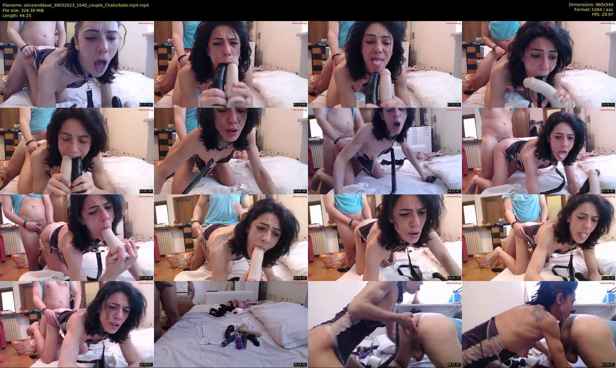 aliceanddave — 45 minute Chaturbate couple cam show recording, 480p, Mar 30, 2023