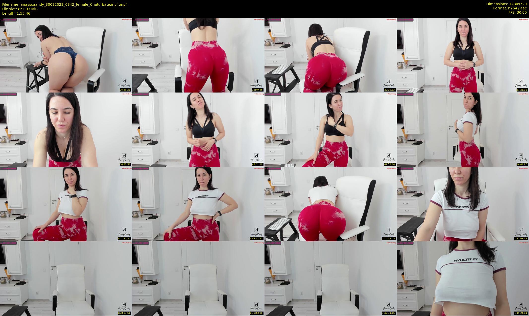 anayscaandy — 116 minute Chaturbate female cam show recording, 720p, Mar 30, 2023