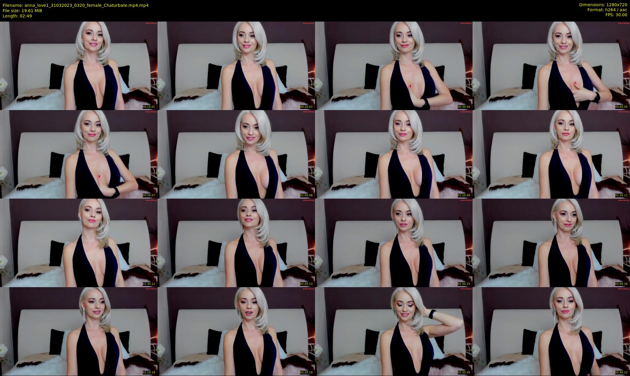 anna_love1 — 3 minute Chaturbate female cam show recording, 720p, Mar 31, 2023